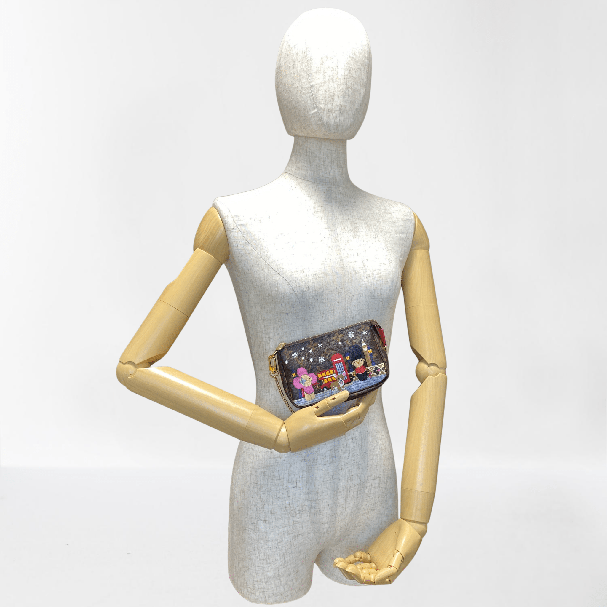 LOUIS VUITTON Monogram Mini Pochette Accessoire Rouge M80863, in , Sold by HIVE PRELOVED - Handle Bags, Shoulder Bags,