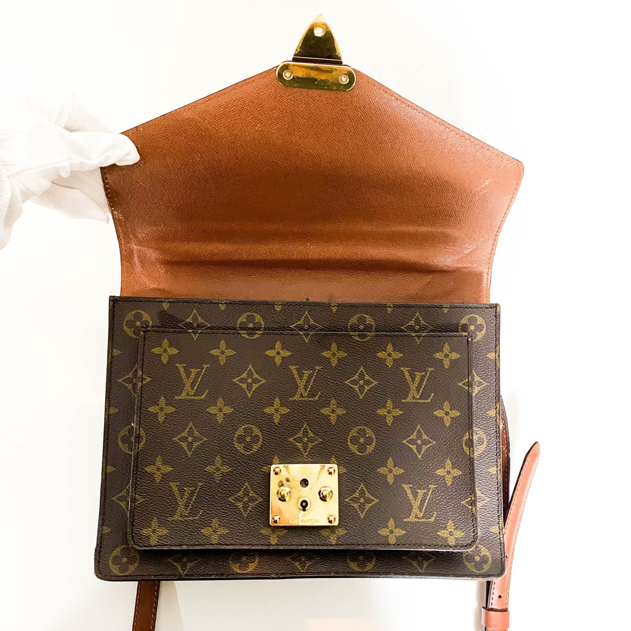 LOUIS VUITTON Monogram Monceau 26 Shoulder Bag, in , Sold by HIVE PRELOVED - Handle Bags, ,
