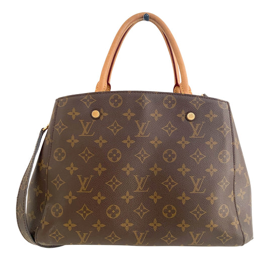 LOUIS VUITTON Monogram Montaigne MM Keyless Handbag, in , Sold by HIVE PRELOVED - Handle Bags, Shoulder Bags,