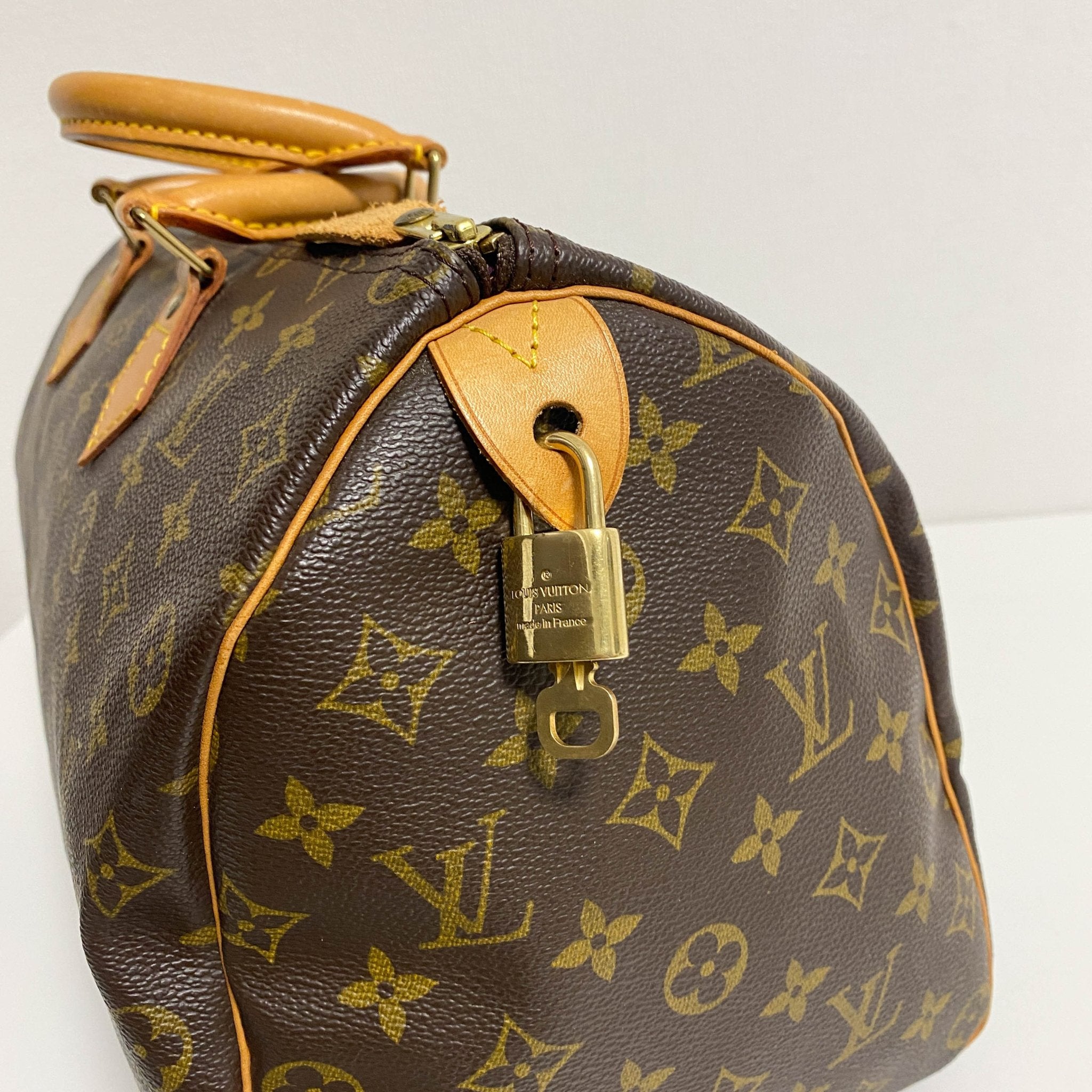 LOUIS VUITTON Monogram Speedy 35 Hand Bag, in , Sold by HIVE PRELOVED - Handle Bags, ,