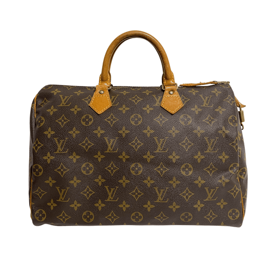 LOUIS VUITTON Monogram Speedy 35 Hand Bag, in , Sold by HIVE PRELOVED - Handle Bags, ,