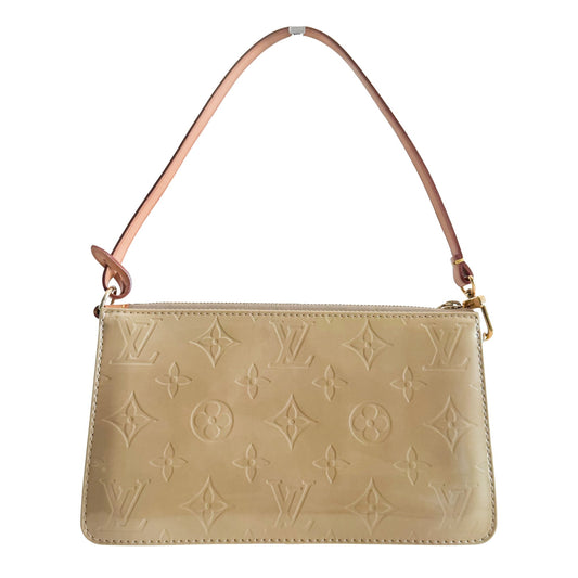 LOUIS VUITTON Monogram Vernis Pochette Accessoire Beige M91575, in , Sold by HIVE PRELOVED - Shoulder Bags, ,