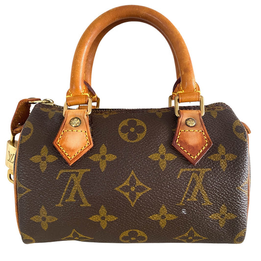 LOUIS VUITTON Nano Mini Speedy Monogram, in , Sold by HIVE PRELOVED - Handle Bags, Mini bags,