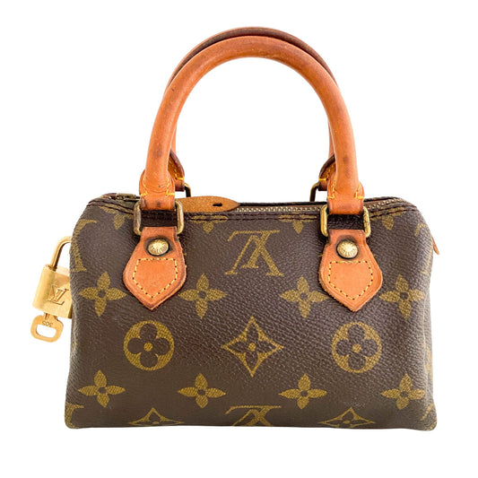 LOUIS VUITTON Nano Speedy, Leather (unspecified) in Brown, Sold by HIVE PRELOVED - Handle Bags, ,