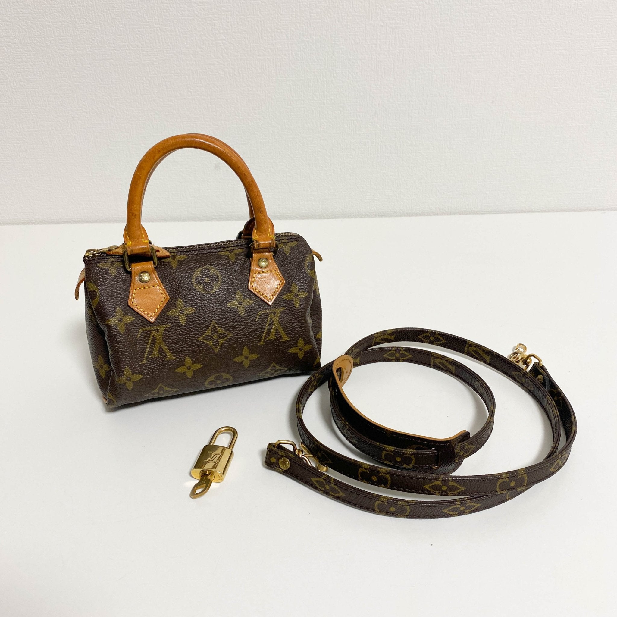 LOUIS VUITTON Nano Speedy / Mini HL Monogram Handbag, in , Sold by HIVE PRELOVED - Handle Bags, Shoulder Bags,