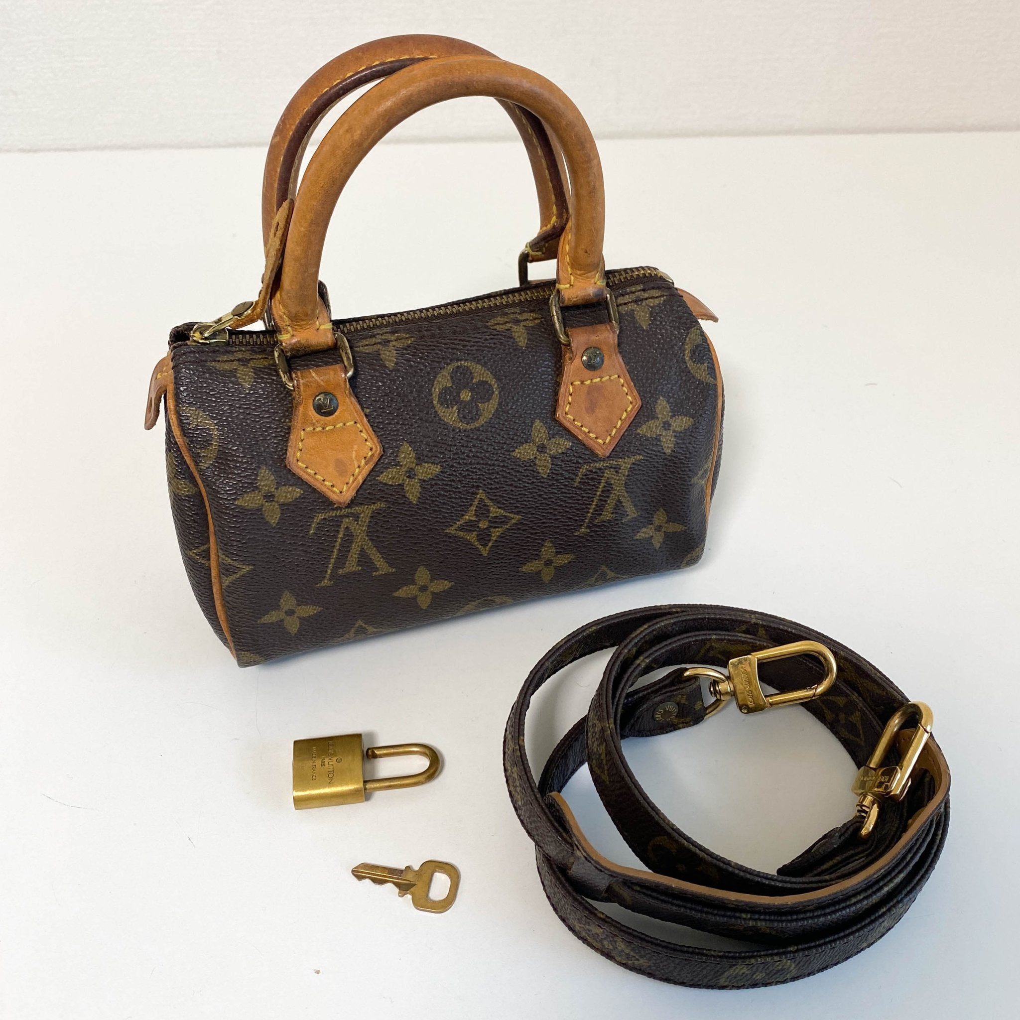 LOUIS VUITTON Nano Speedy / Mini HL Monogram Handbag, in , Sold by HIVE PRELOVED - Handle Bags, ,