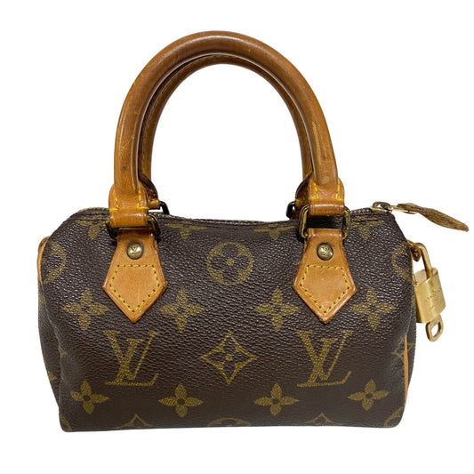 LOUIS VUITTON Nano Speedy / Mini HL Monogram Handbag M41534, in , Sold by HIVE PRELOVED - 6.5, Mini bags,