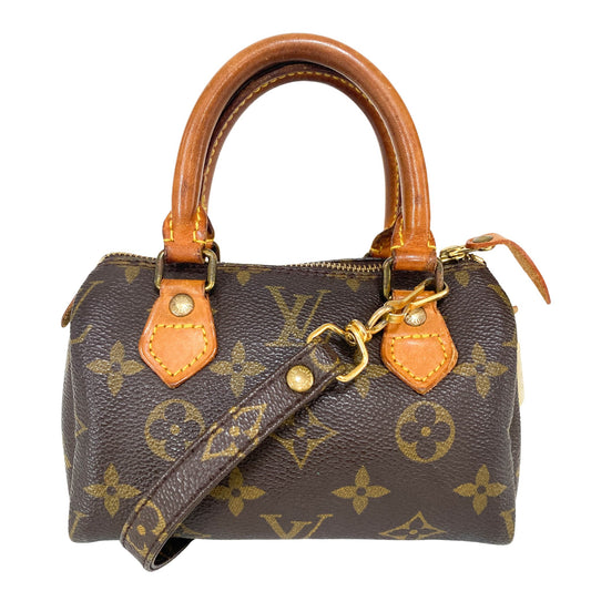 LOUIS VUITTON Nano Speedy / Mini HL Monogram Handbag With Detatchable Strap, in , Sold by HIVE PRELOVED-Handle Bags, Mini bag