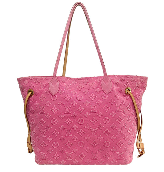 LOUIS VUITTON Neverfull MM Denim Rose, in , Sold by HIVE PRELOVED - Totes, ,