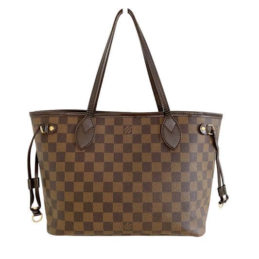 LOUIS VUITTON Neverfull PM Damier Ebene, Coated Canvas in Brown, Sold by HIVE PRELOVED - , ,