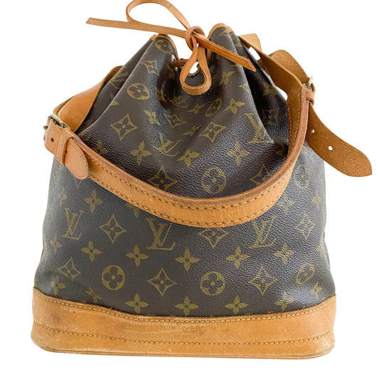 LOUIS VUITTON Noé (Noé Large), Leather (unspecified) in Brown, Sold by HIVE PRELOVED - Shoulder Bags, ,