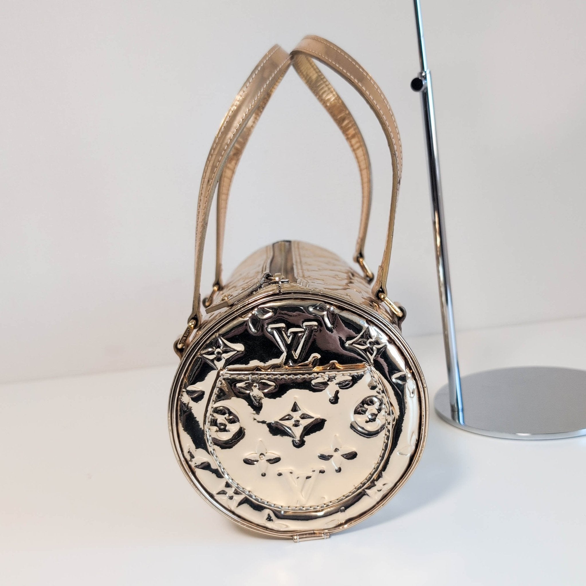 LOUIS VUITTON Papillon Monogram Miroir Dore Gold Shoulder Bag, in , Sold by HIVE PRELOVED - Shoulder Bags, ,