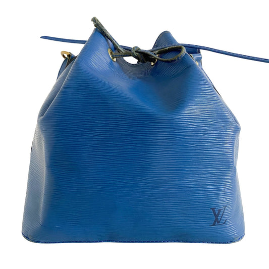 LOUIS VUITTON Petit Noé, Leather (unspecified) in Blue, Sold by HIVE PRELOVED - Shoulder Bags, ,