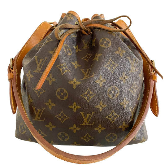 LOUIS VUITTON Petit Noé, Leather (unspecified) in Brown, Sold by HIVE PRELOVED - Shoulder Bags, ,