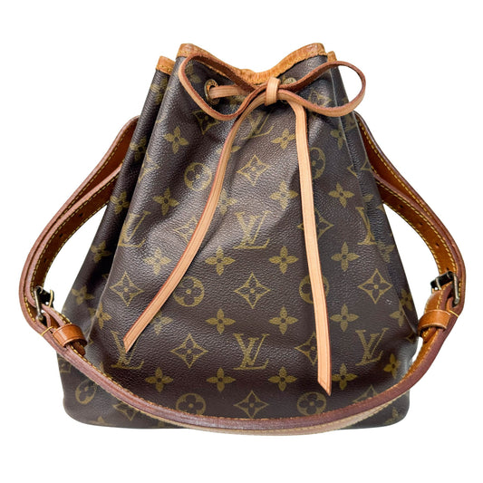 LOUIS VUITTON Petit Noé Monogram M40818, in , Sold by HIVE PRELOVED - Bucket bags, Shoulder Bags,
