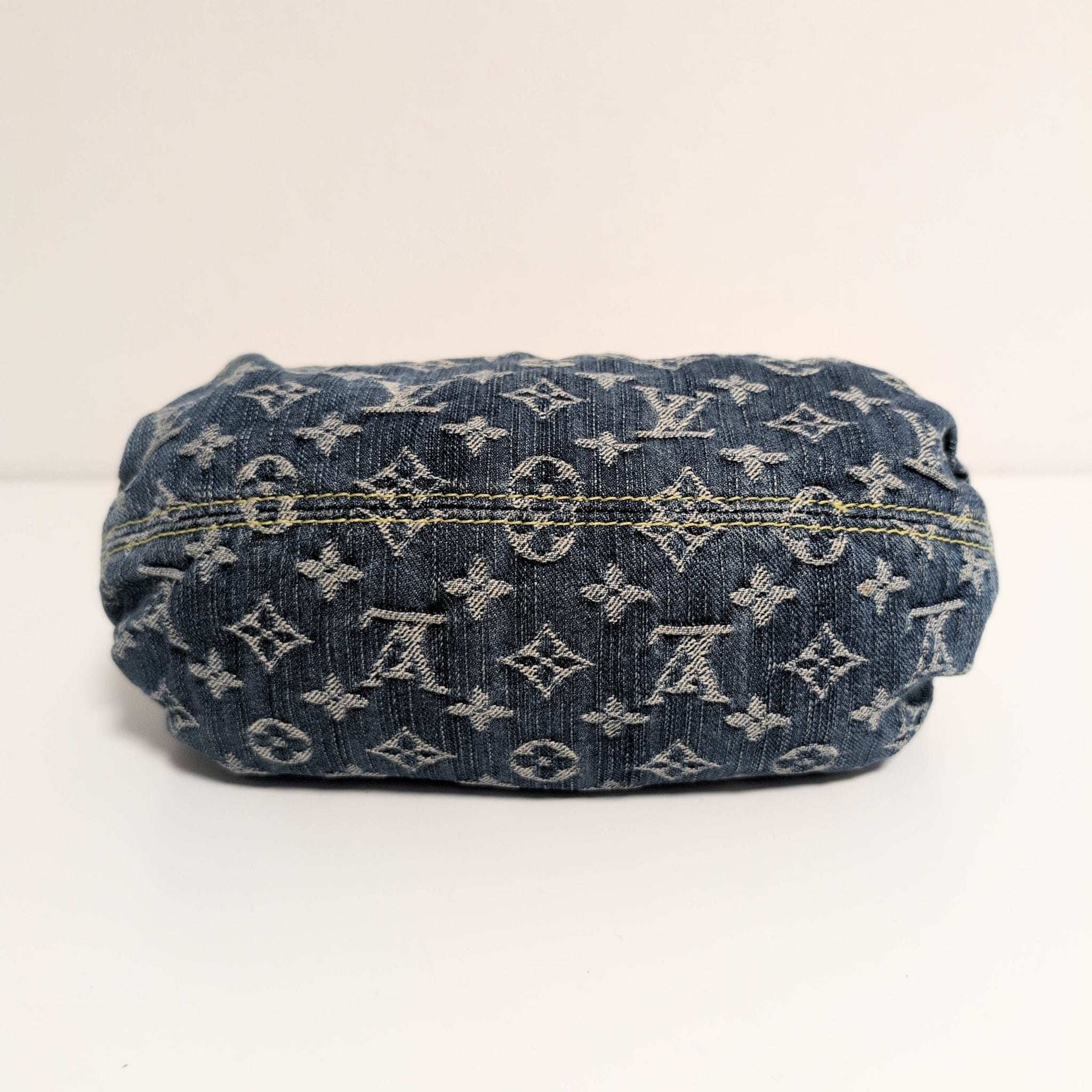 LOUIS VUITTON Pleaty Blue Denim Handbag, in , Sold by HIVE PRELOVED - Handle Bags, ,