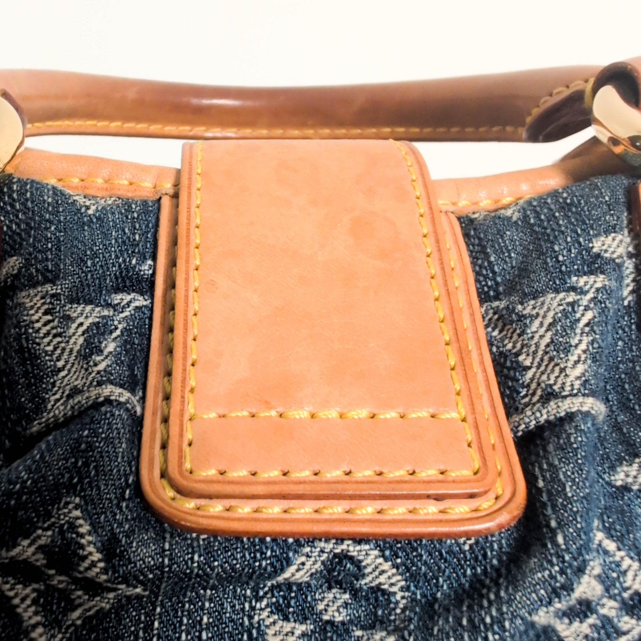 LOUIS VUITTON Pleaty Blue Denim Handbag, in , Sold by HIVE PRELOVED - Handle Bags, ,