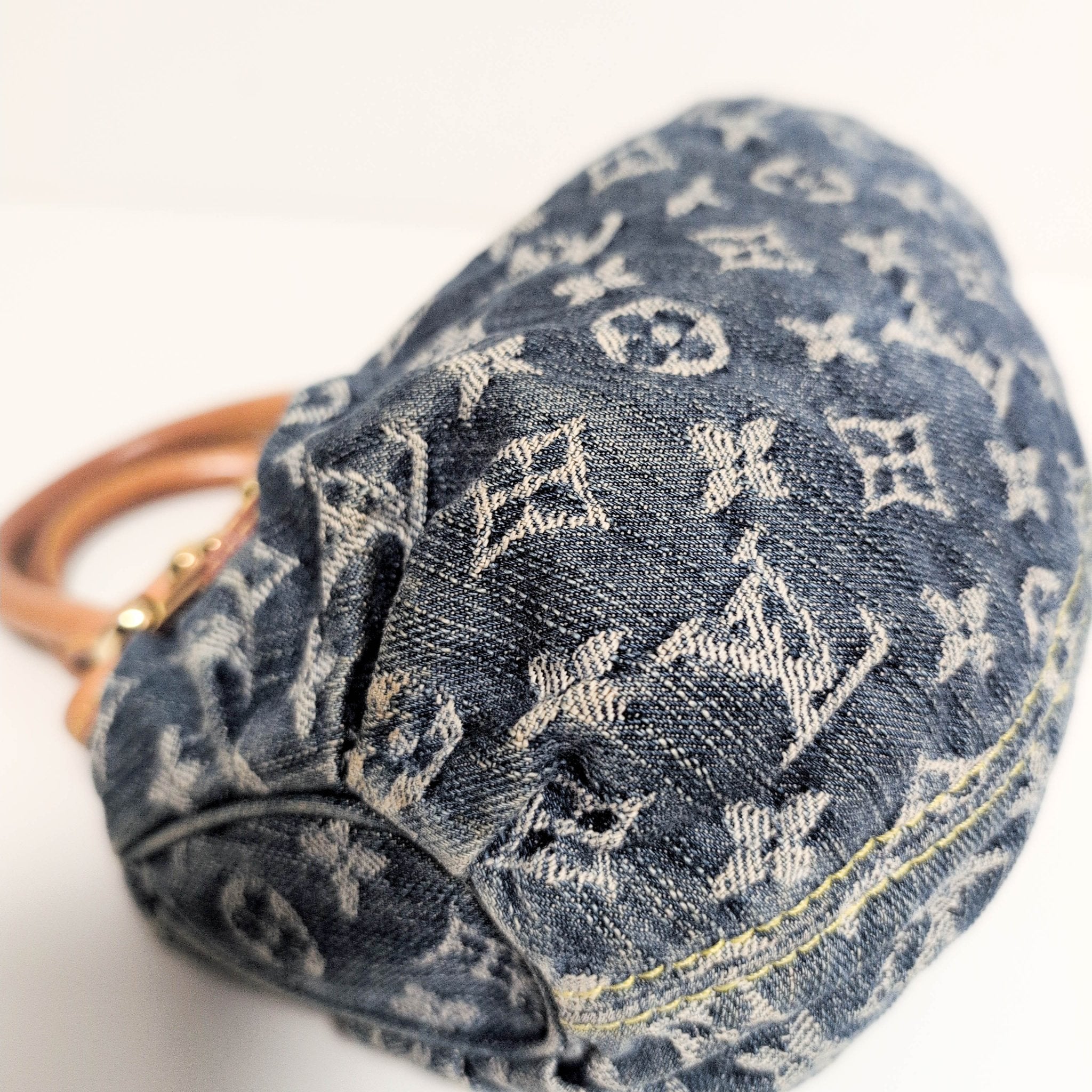 LOUIS VUITTON Pleaty Blue Denim Handbag, in , Sold by HIVE PRELOVED - Handle Bags, ,