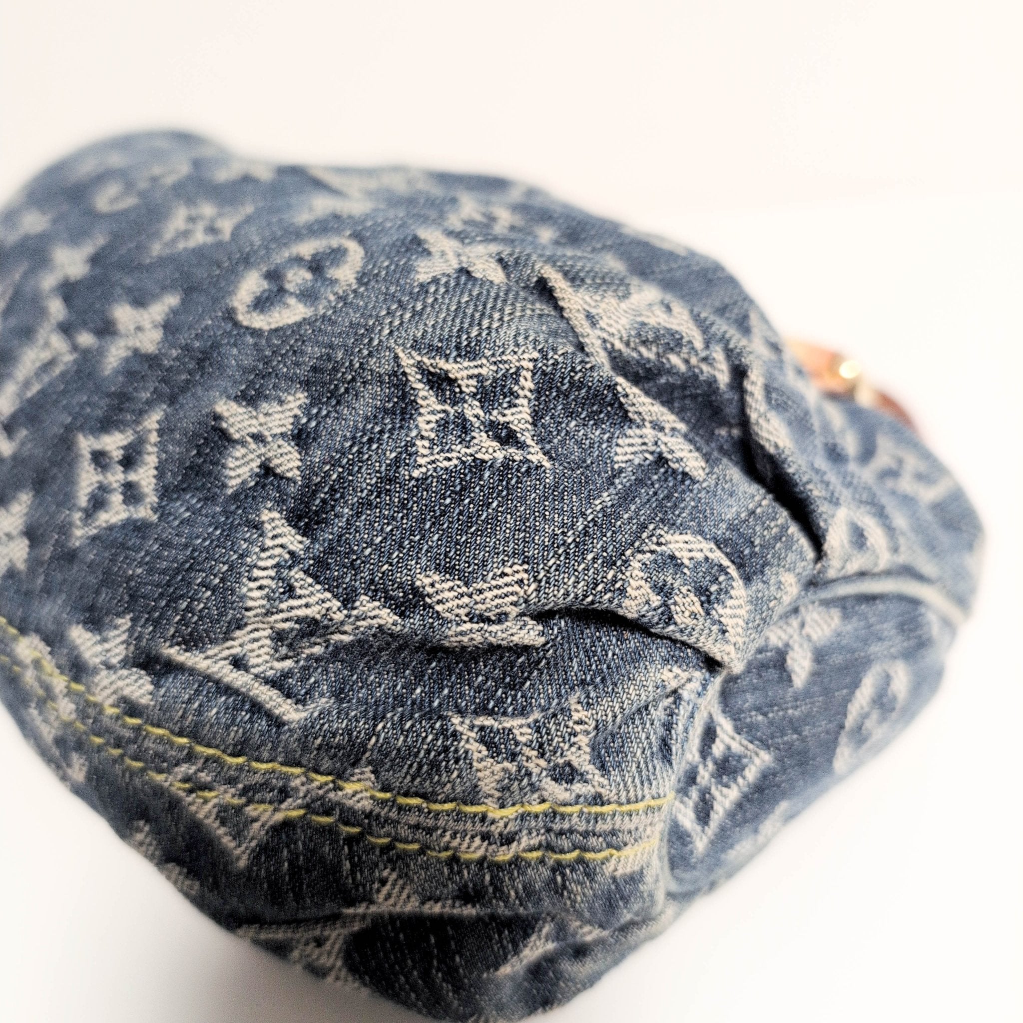 LOUIS VUITTON Pleaty Blue Denim Handbag, in , Sold by HIVE PRELOVED - Handle Bags, ,