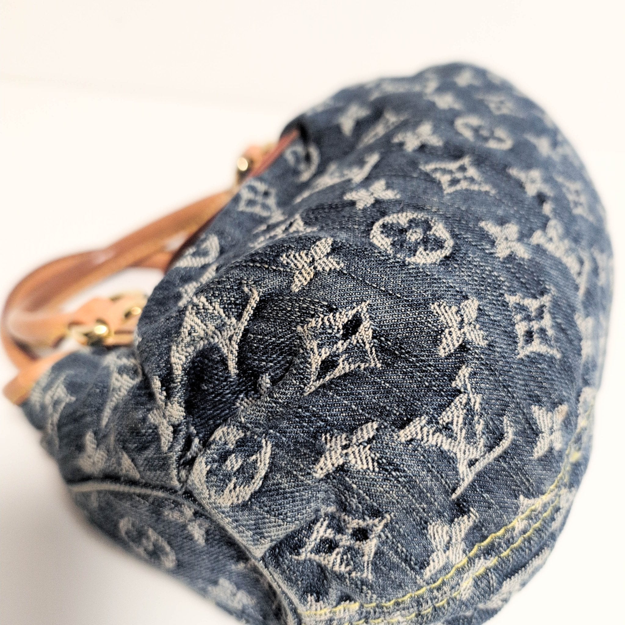 LOUIS VUITTON Pleaty Blue Denim Handbag, in , Sold by HIVE PRELOVED - Handle Bags, ,