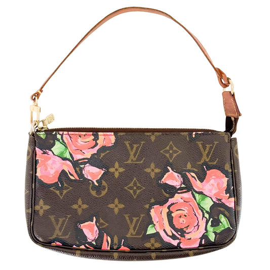 LOUIS VUITTON Pochette Accessoire Monogram Rose, in , Sold by HIVE PRELOVED - Mini bags, Shoulder Bags,