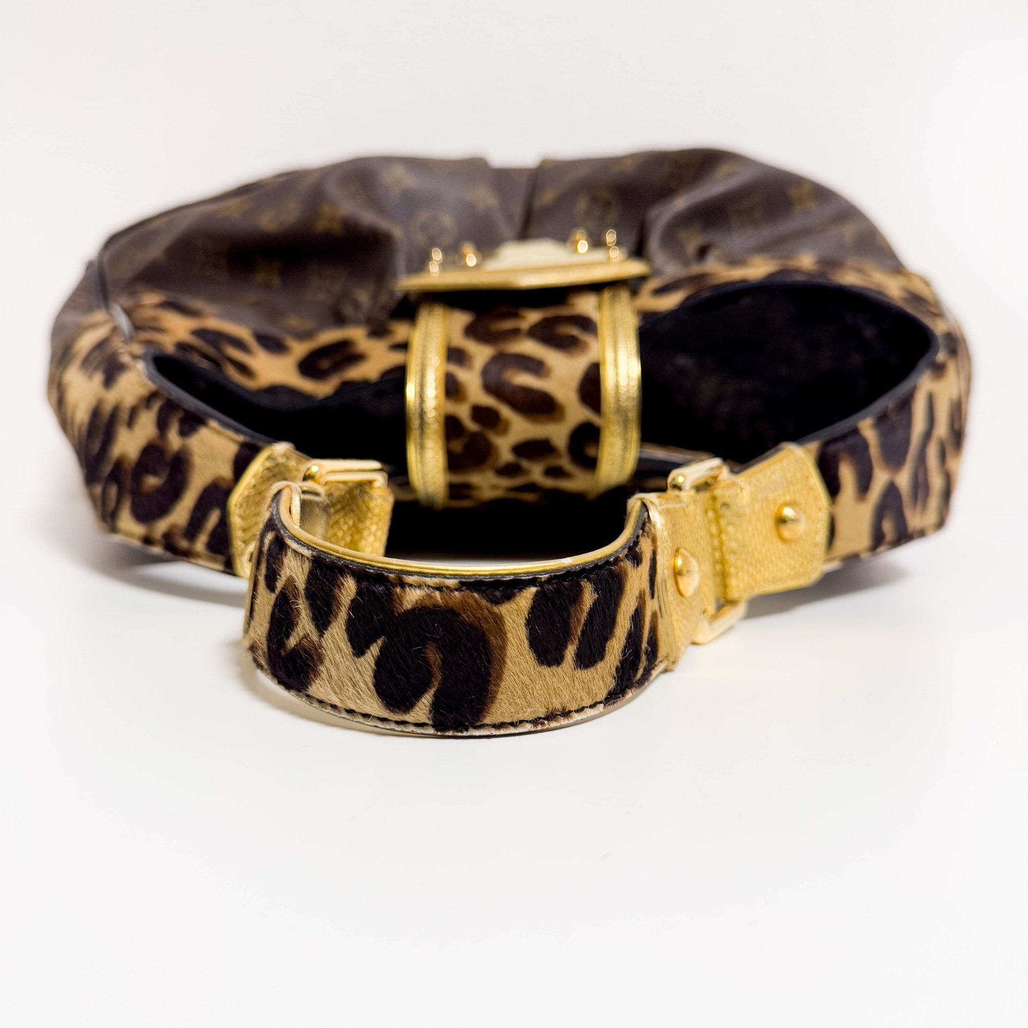 LOUIS VUITTON Polly Brown Monogram Pony Hair Leopard Print Shoulder Bag, in , Sold by HIVE PRELOVED - Shoulder Bags, ,