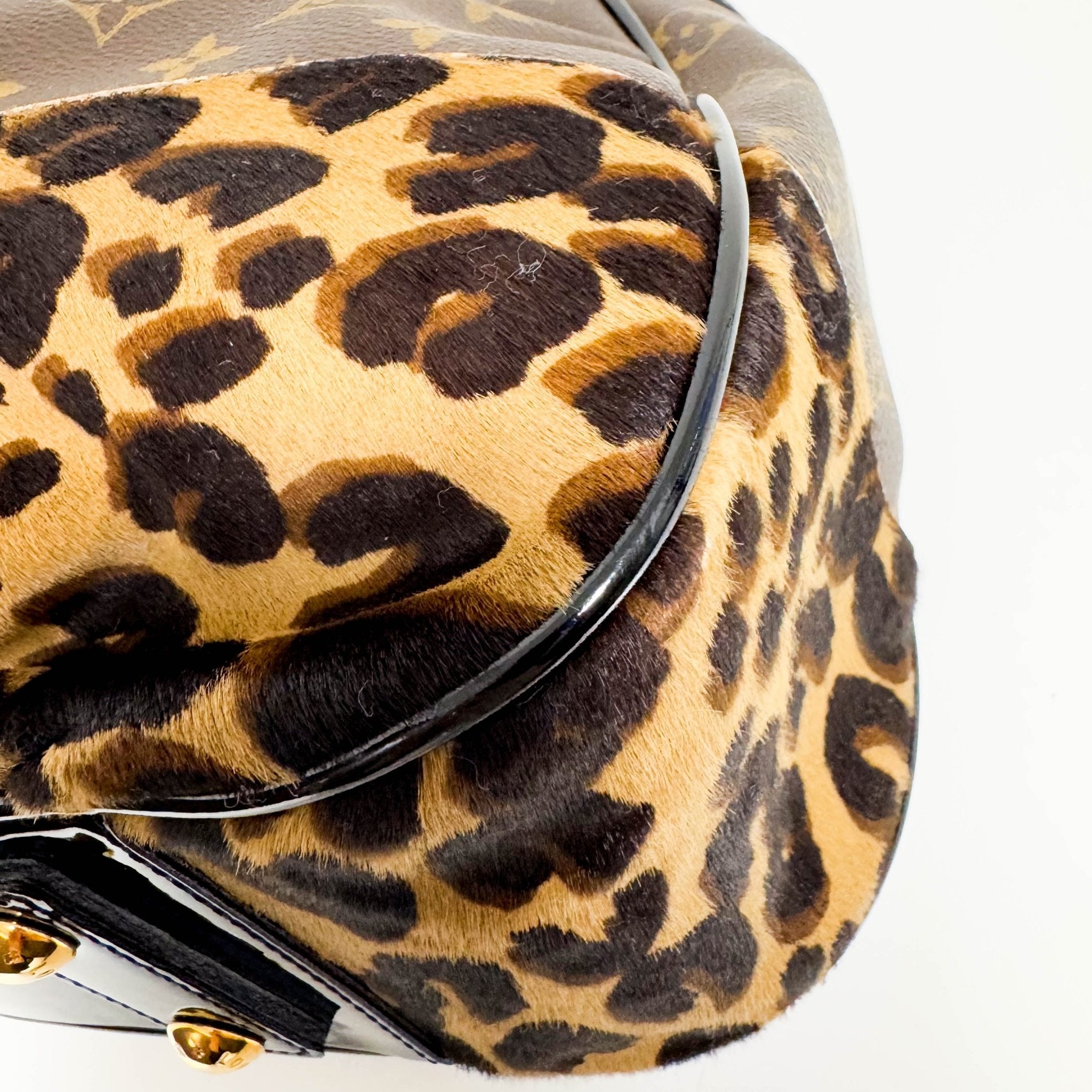 LOUIS VUITTON Polly Brown Monogram Pony Hair Leopard Print Shoulder Bag, in , Sold by HIVE PRELOVED - Shoulder Bags, ,