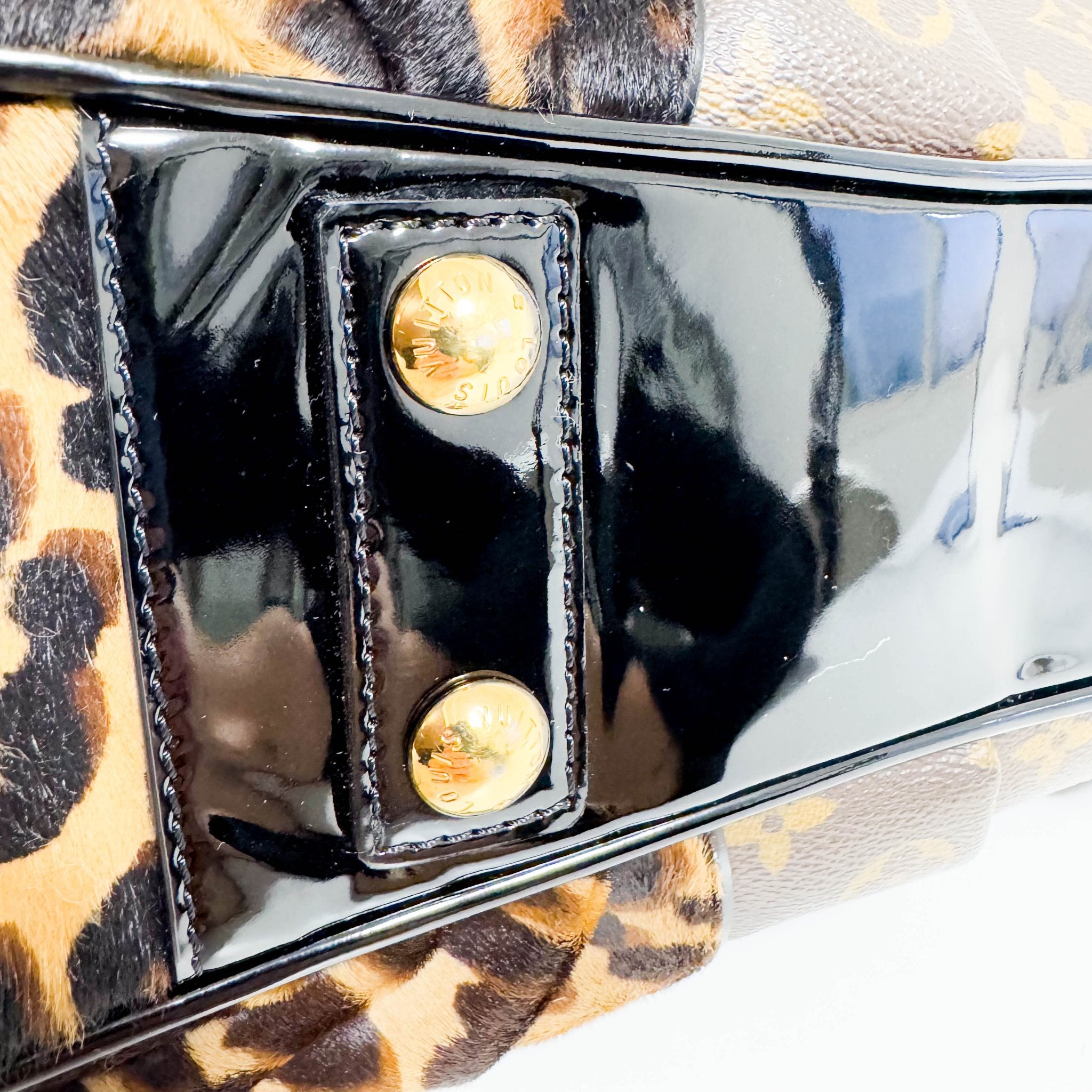 LOUIS VUITTON Polly Brown Monogram Pony Hair Leopard Print Shoulder Bag, in , Sold by HIVE PRELOVED - Shoulder Bags, ,