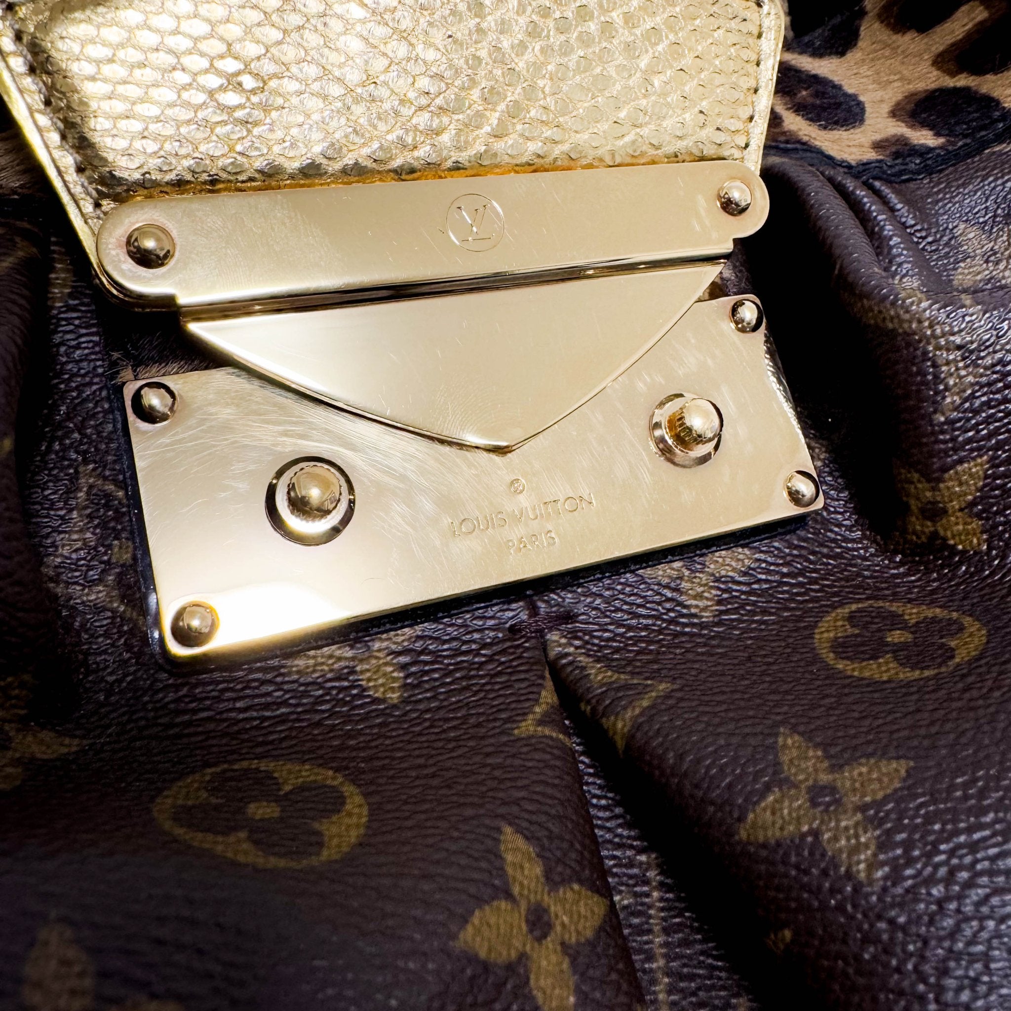 LOUIS VUITTON Polly Brown Monogram Pony Hair Leopard Print Shoulder Bag, in , Sold by HIVE PRELOVED - Shoulder Bags, ,