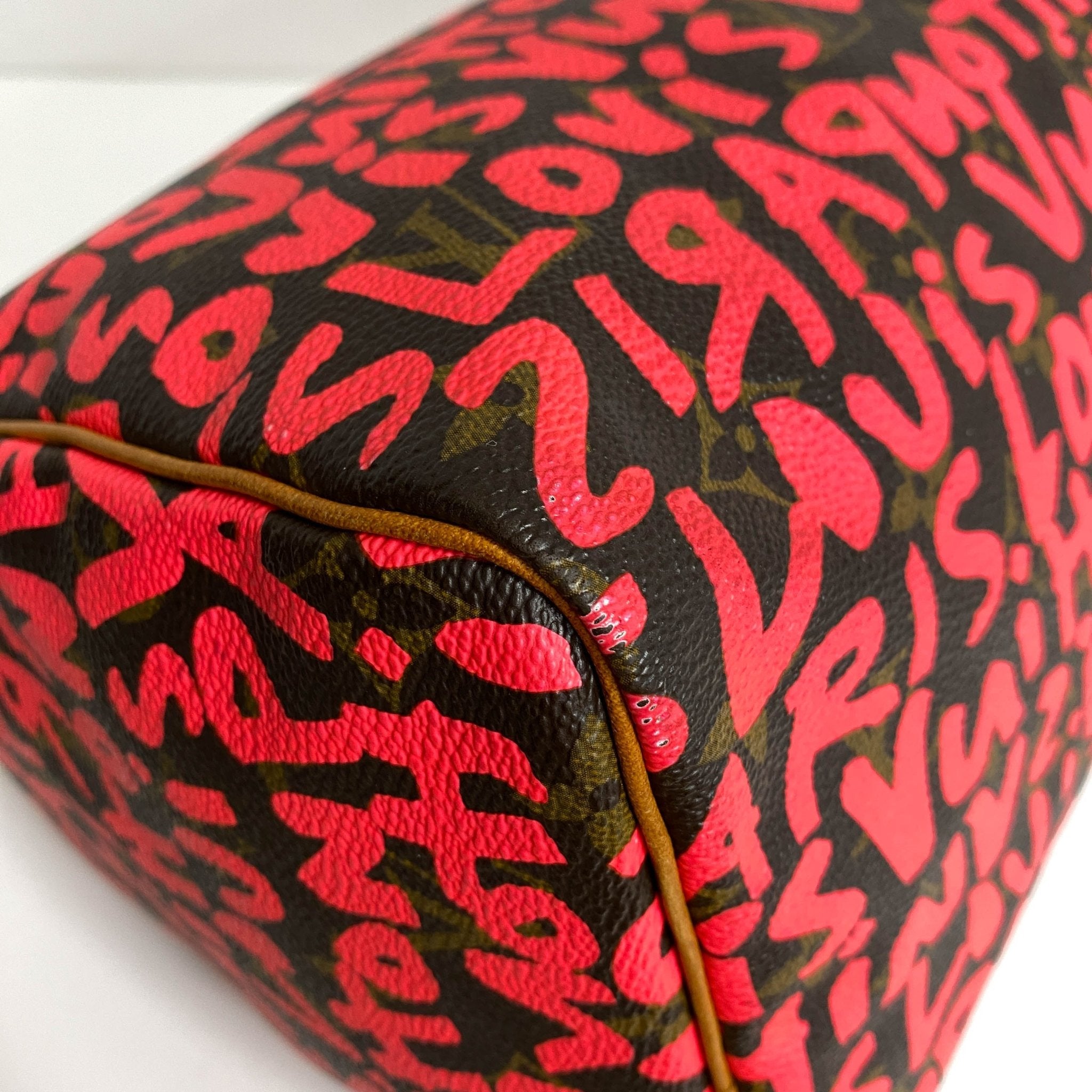 LOUIS VUITTON Stephen Sprouse Monogram Graffiti Speedy 30 Pink, in , Sold by HIVE PRELOVED - Handle Bags, ,