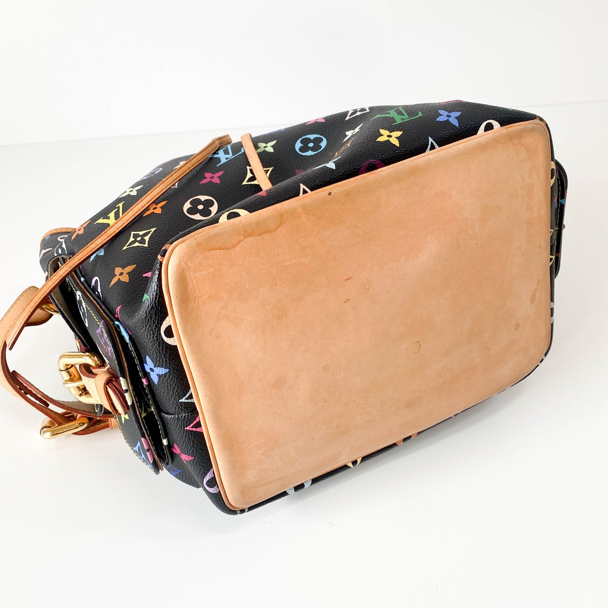 LOUIS VUITTON Takashi Murakami Black Monogram Multicolore Canvas Petit Noé, in , Sold by HIVE PRELOVED - Shoulder Bags, ,
