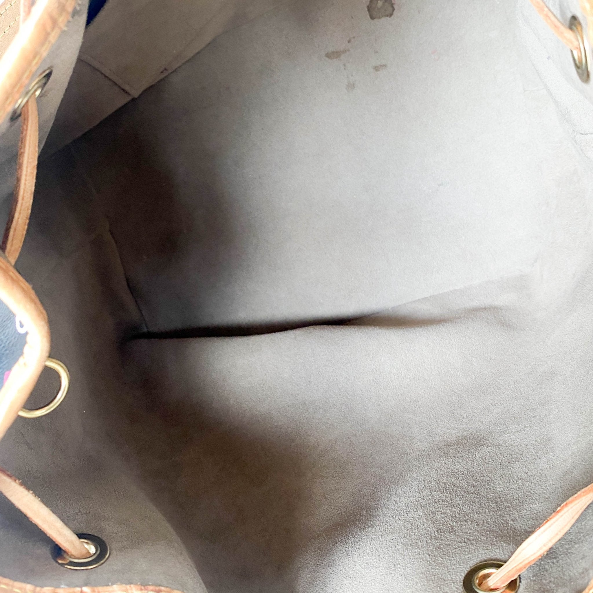 LOUIS VUITTON Takashi Murakami Black Monogram Multicolore Canvas Petit Noé, in , Sold by HIVE PRELOVED - Shoulder Bags, ,