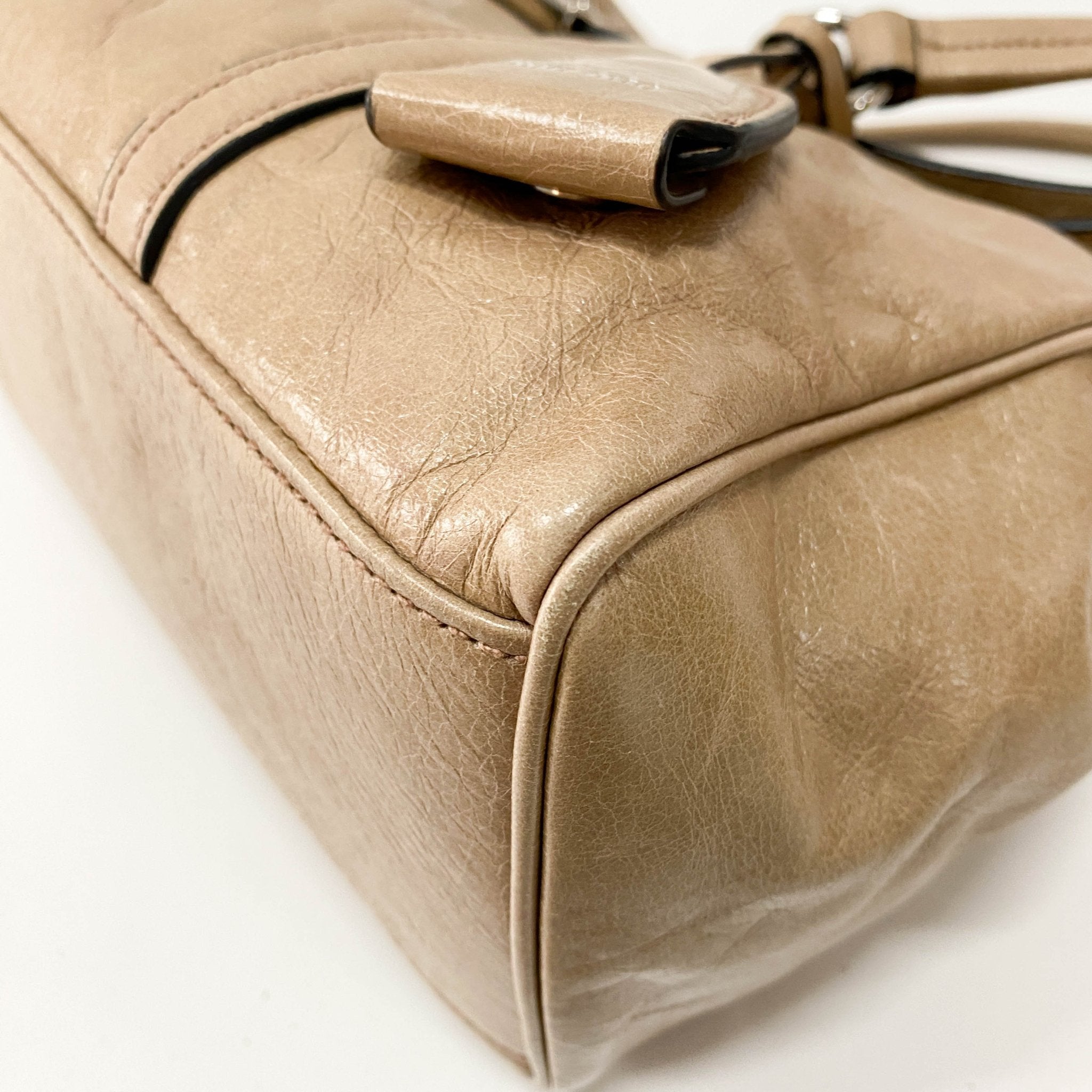 MIU MIU Archive Beige Shoulder Bag, in , Sold by HIVE PRELOVED - Shoulder Bags, ,