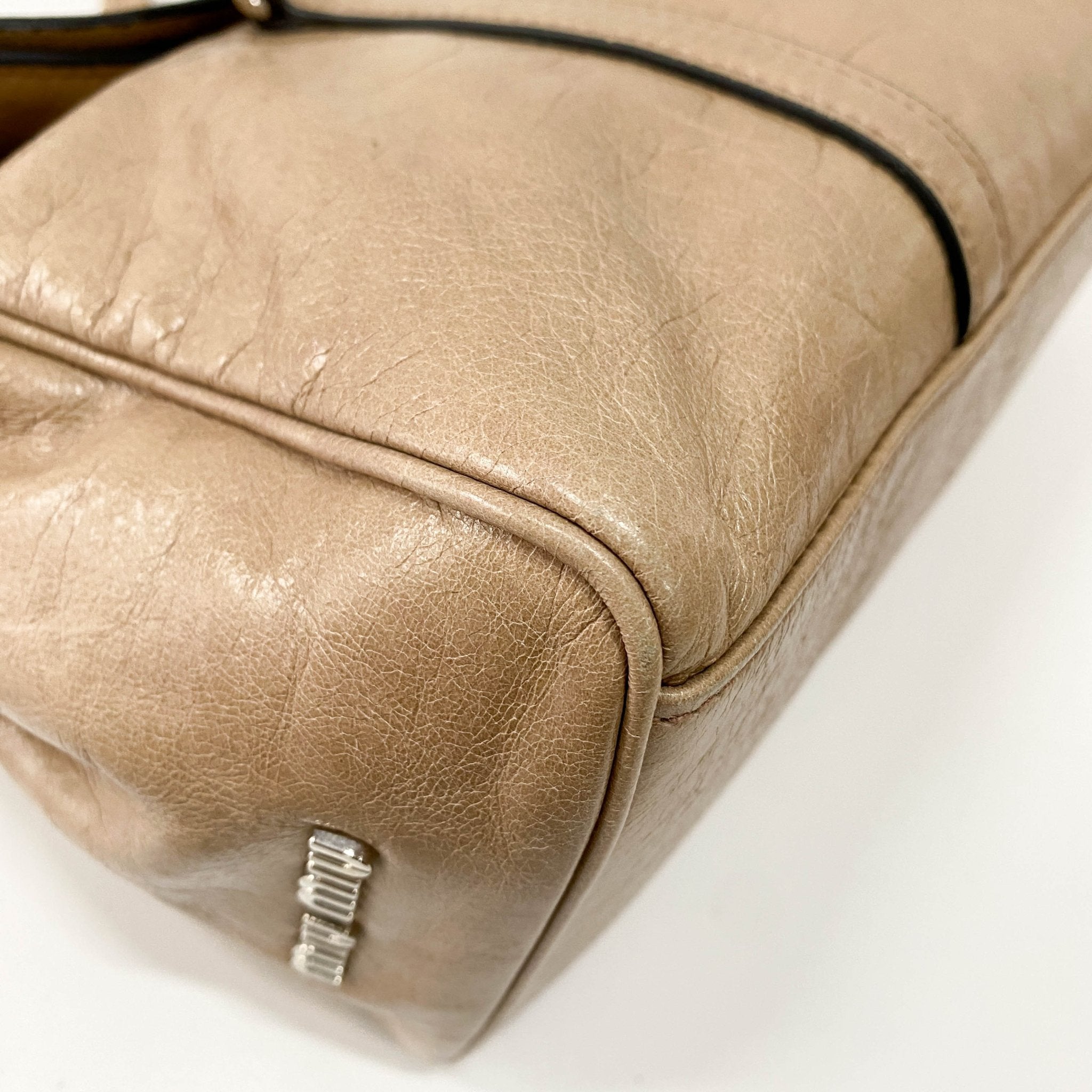 MIU MIU Archive Beige Shoulder Bag, in , Sold by HIVE PRELOVED - Shoulder Bags, ,