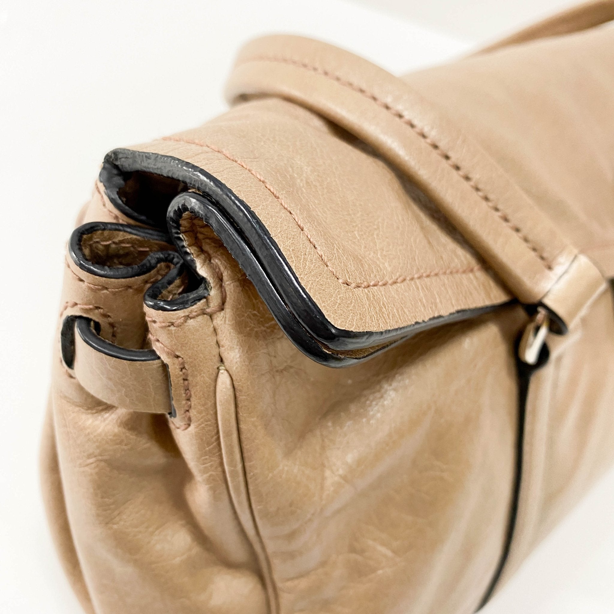 MIU MIU Archive Beige Shoulder Bag, in , Sold by HIVE PRELOVED - Shoulder Bags, ,