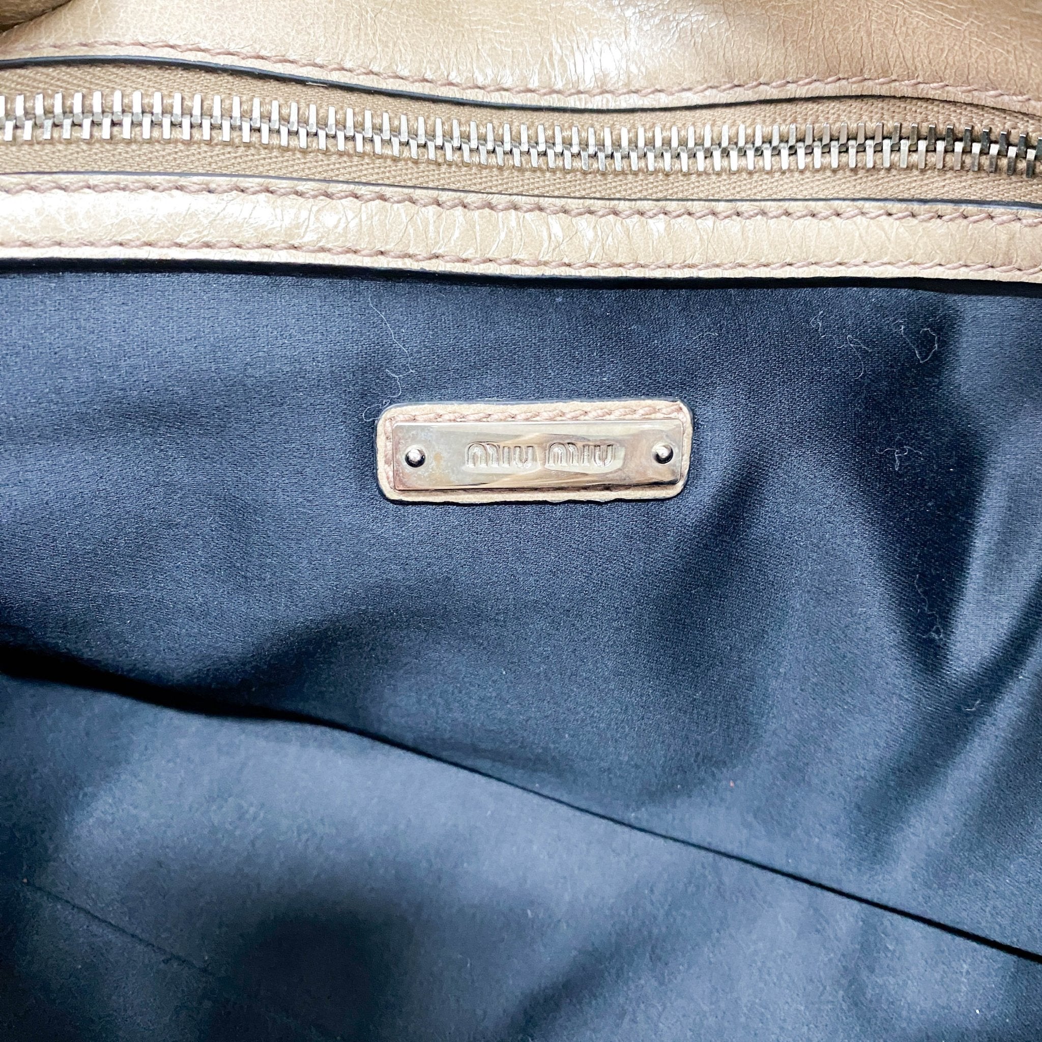 MIU MIU Archive Beige Shoulder Bag, in , Sold by HIVE PRELOVED - Shoulder Bags, ,