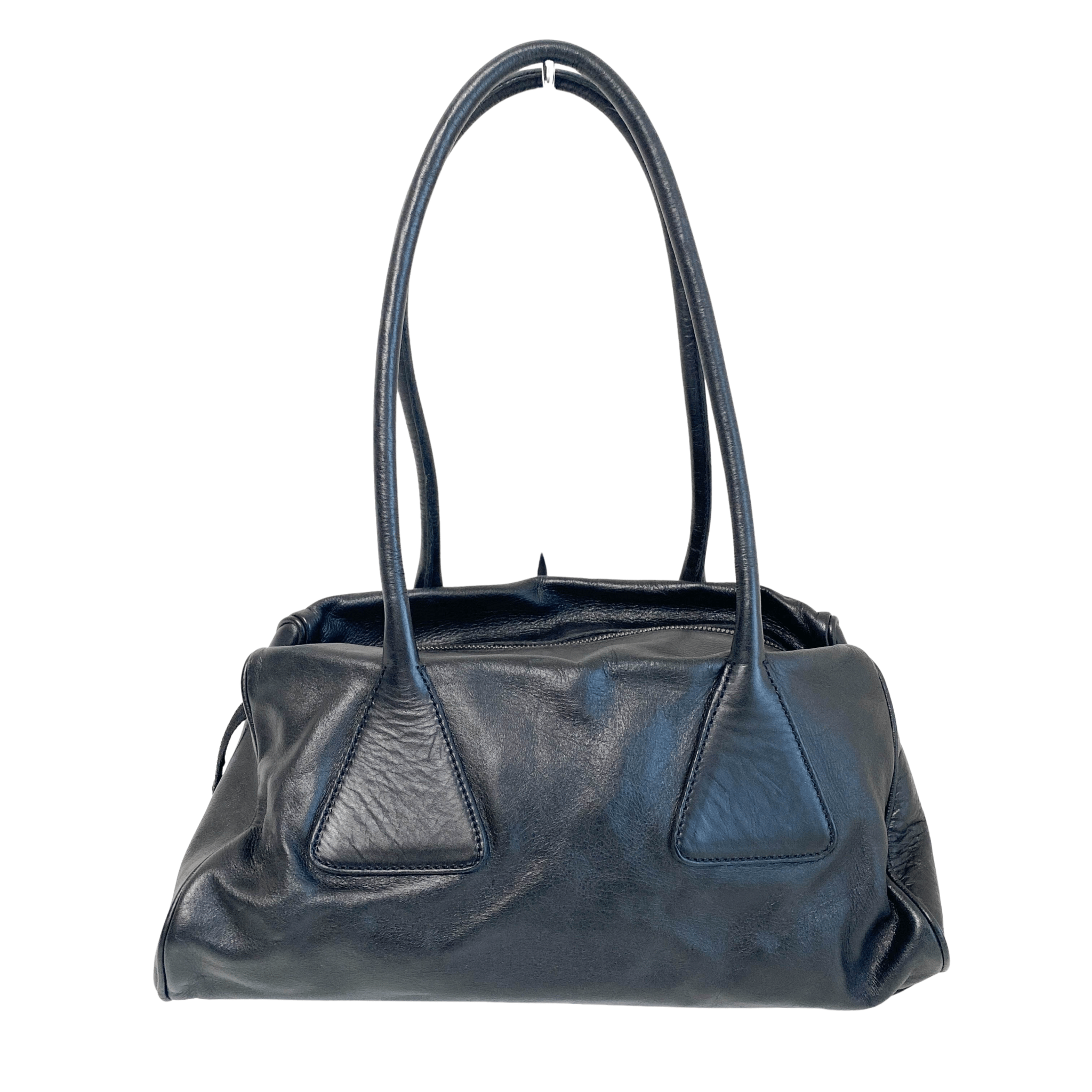 MIU MIU Archive Black Leather Shoulder Bag, in , Sold by HIVE PRELOVED - Shoulder Bags, ,