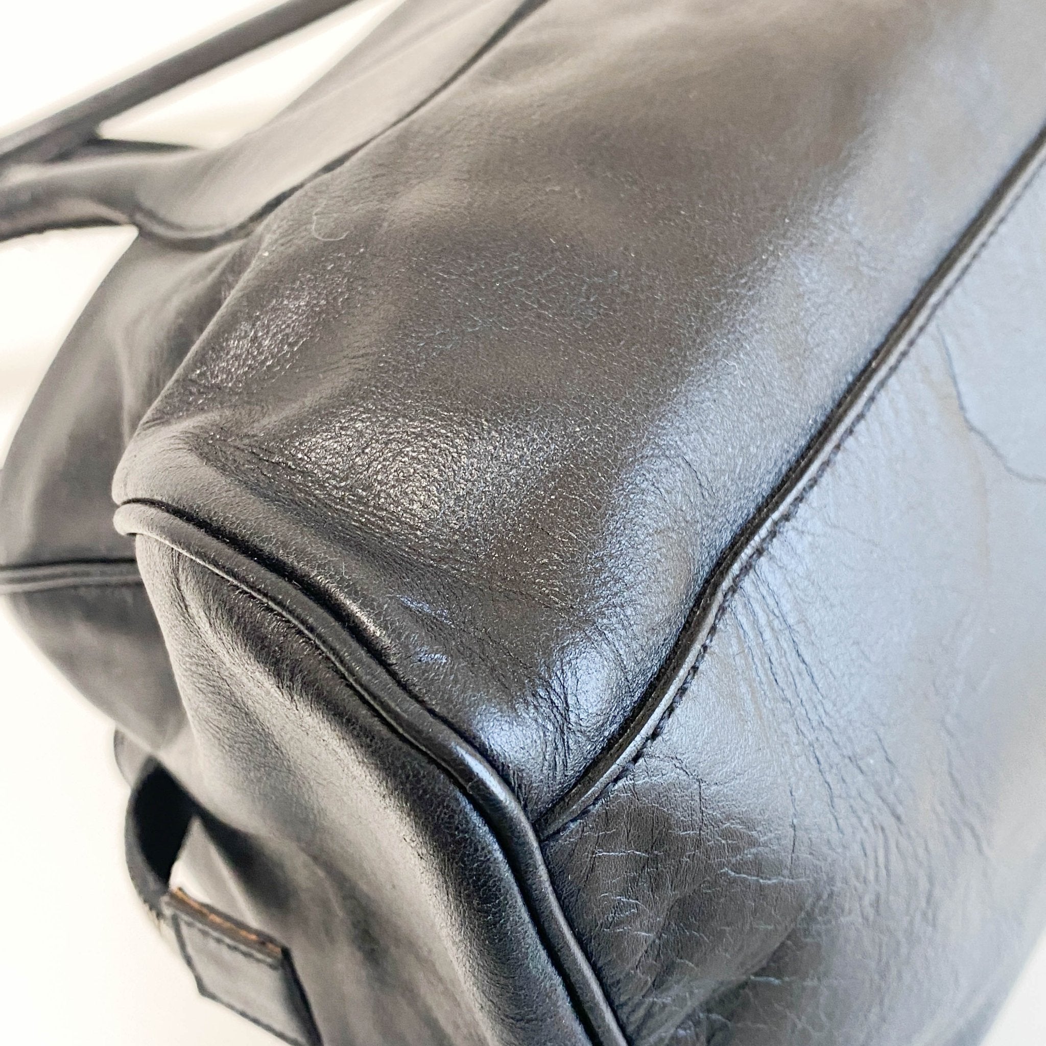 MIU MIU Archive Black Leather Shoulder Bag, in , Sold by HIVE PRELOVED - Shoulder Bags, ,