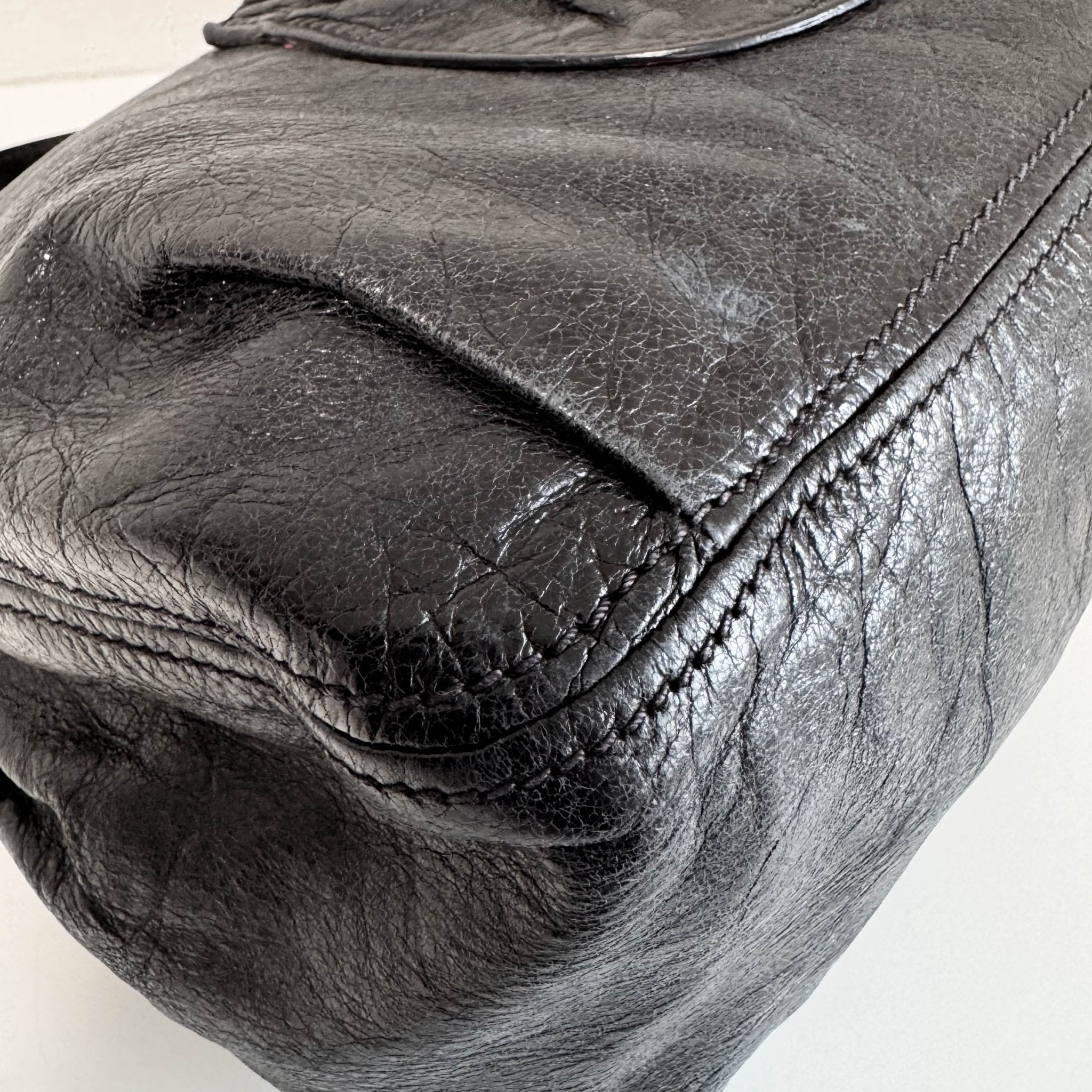 MIU MIU Archive Black Leather Shoulder Bag, in , Sold by HIVE PRELOVED - Shoulder Bags, ,