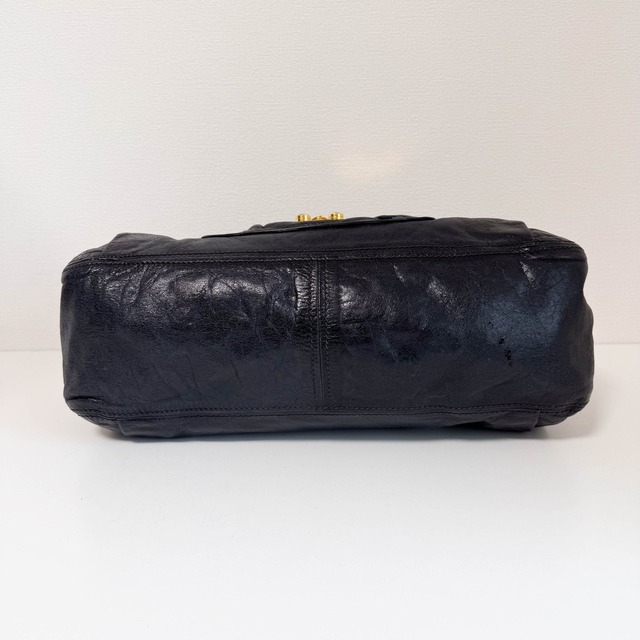 MIU MIU Archive Black Leather Shoulder Bag, in , Sold by HIVE PRELOVED - Shoulder Bags, ,