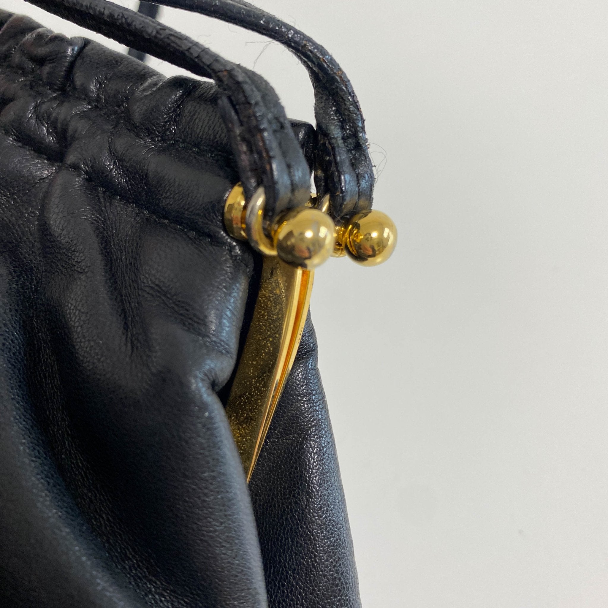 MIU MIU Archive Black Nappa Leather Shoulder Bag, in , Sold by HIVE PRELOVED - Shoulder Bags, ,