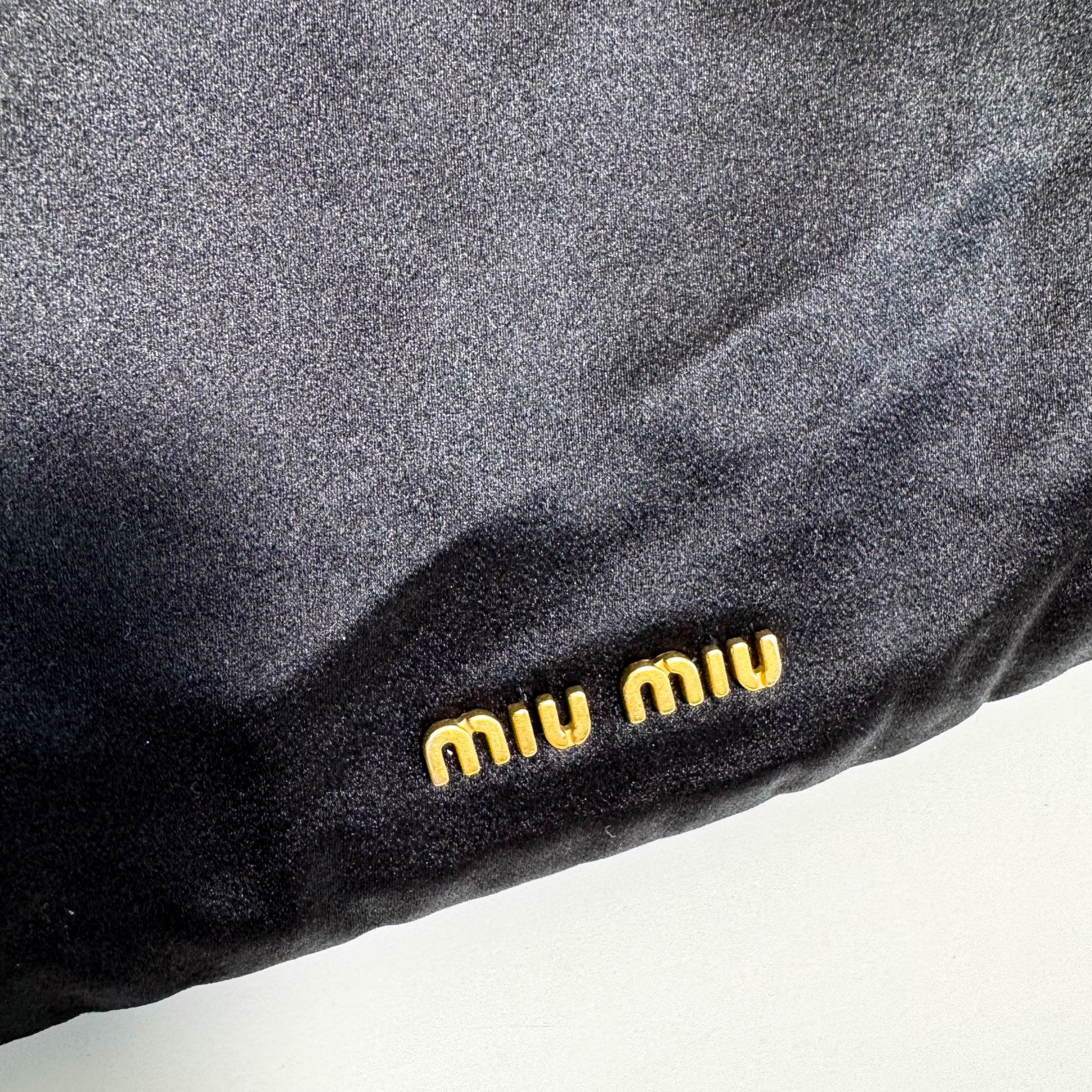 MIU MIU Archive Black Satin Clutch Bag, in , Sold by HIVE PRELOVED - Clutch bags, ,