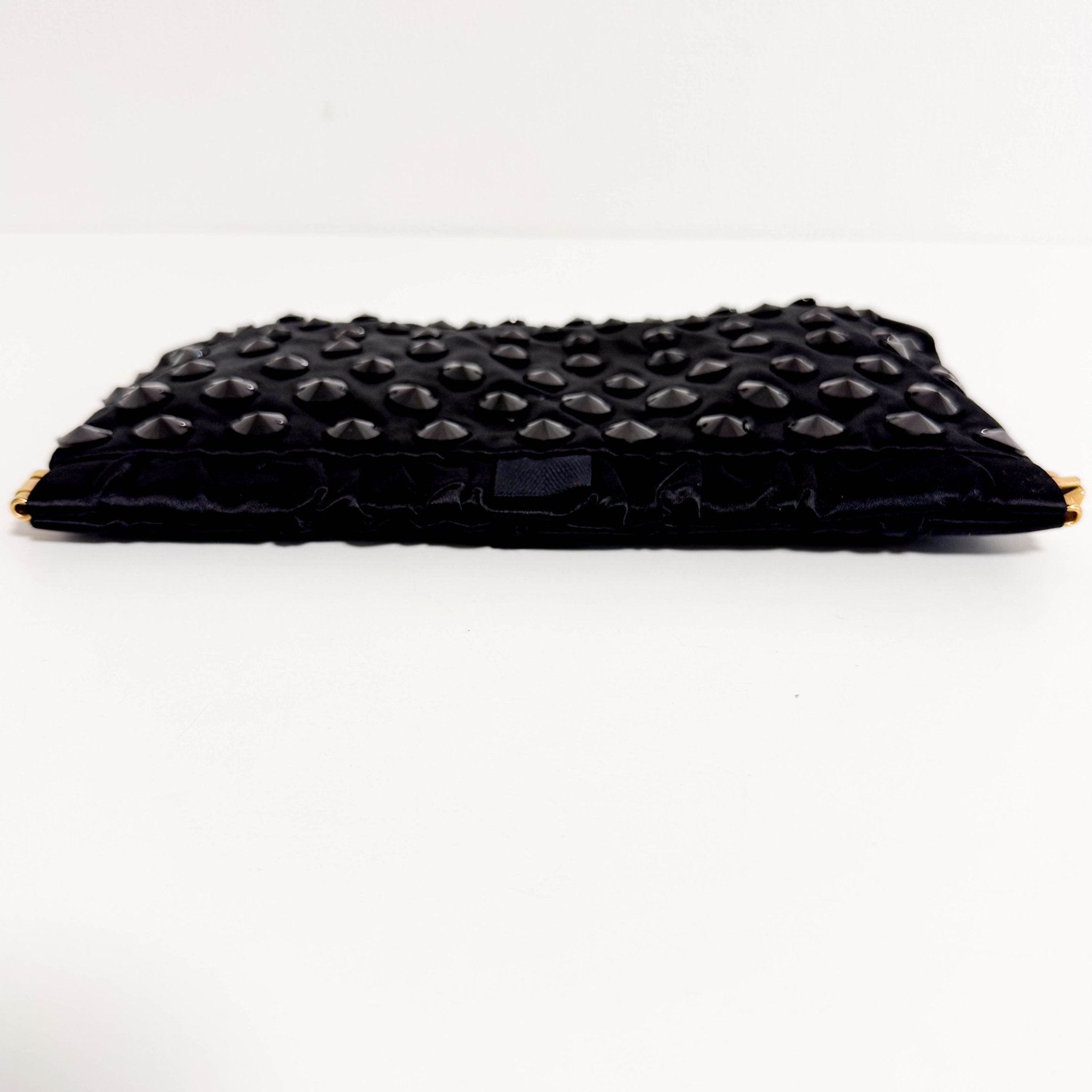 MIU MIU Archive Black Satin Clutch Bag, in , Sold by HIVE PRELOVED - Clutch bags, ,