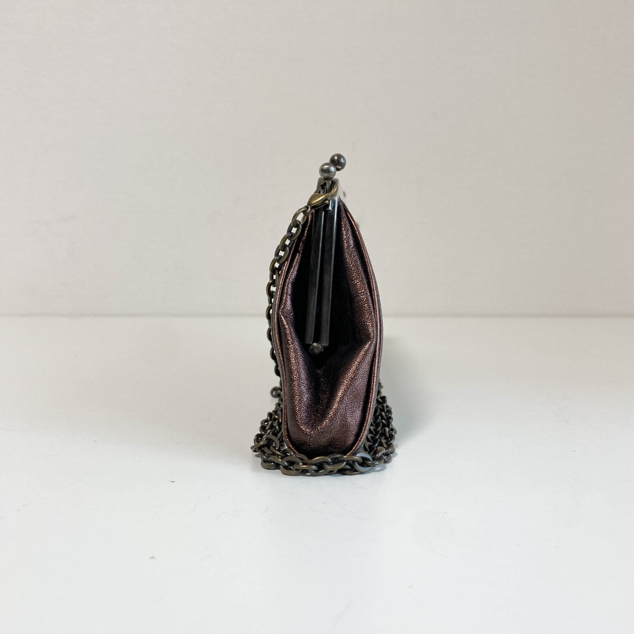 MIU MIU Archive Brown Leather Chain Shoulder Bag, in , Sold by HIVE PRELOVED - Shoulder Bags, ,