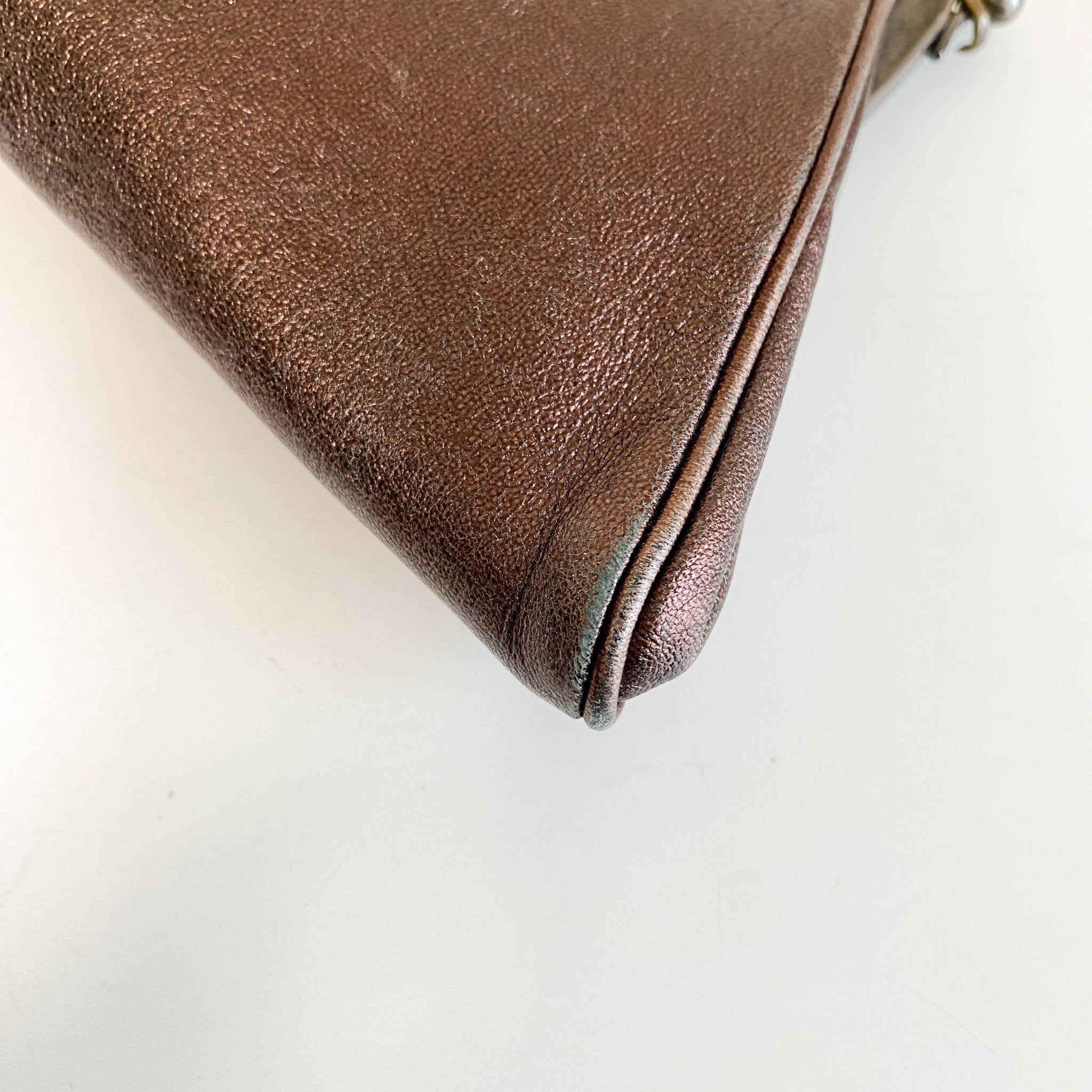 MIU MIU Archive Brown Leather Chain Shoulder Bag, in , Sold by HIVE PRELOVED - Shoulder Bags, ,