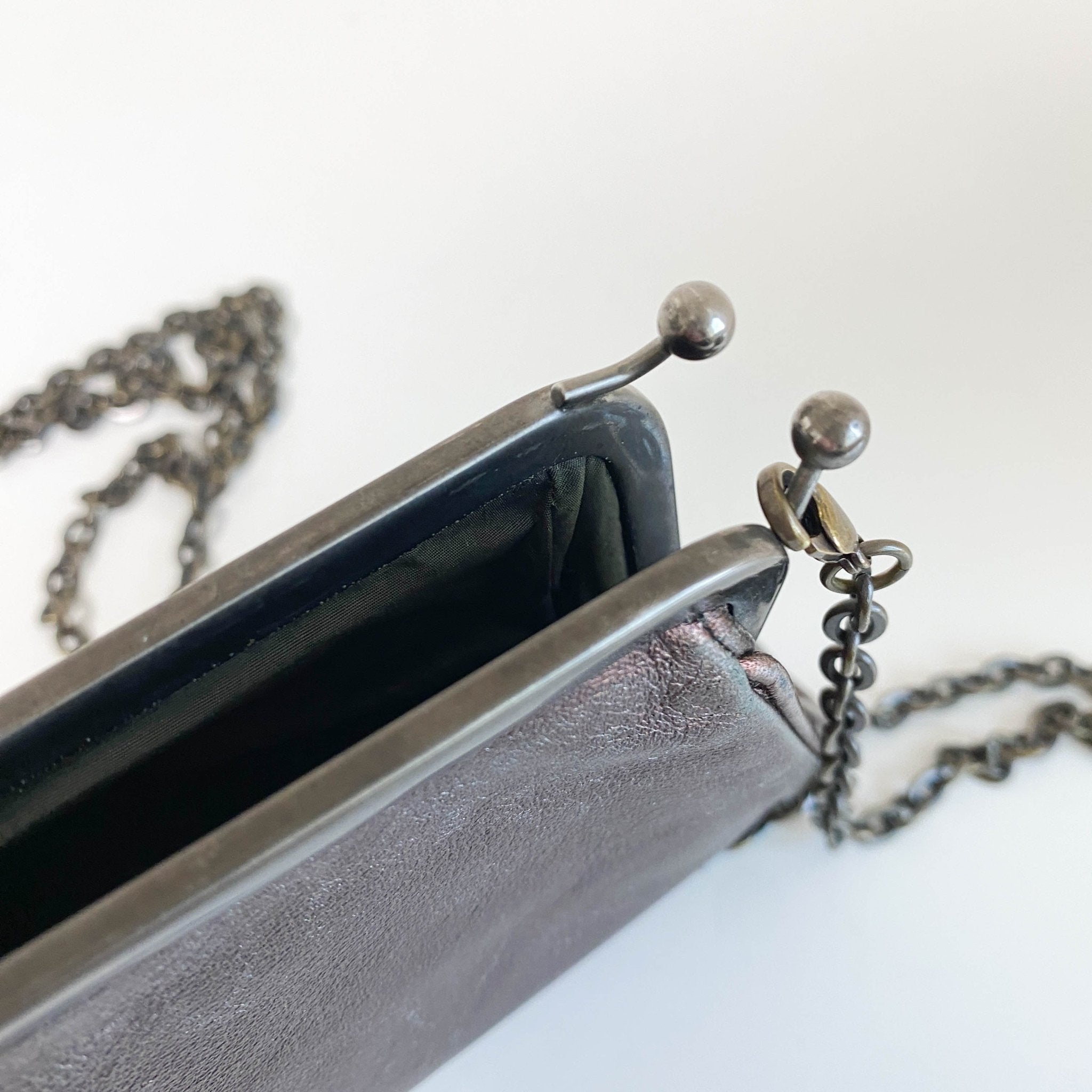 MIU MIU Archive Brown Leather Chain Shoulder Bag, in , Sold by HIVE PRELOVED - Shoulder Bags, ,