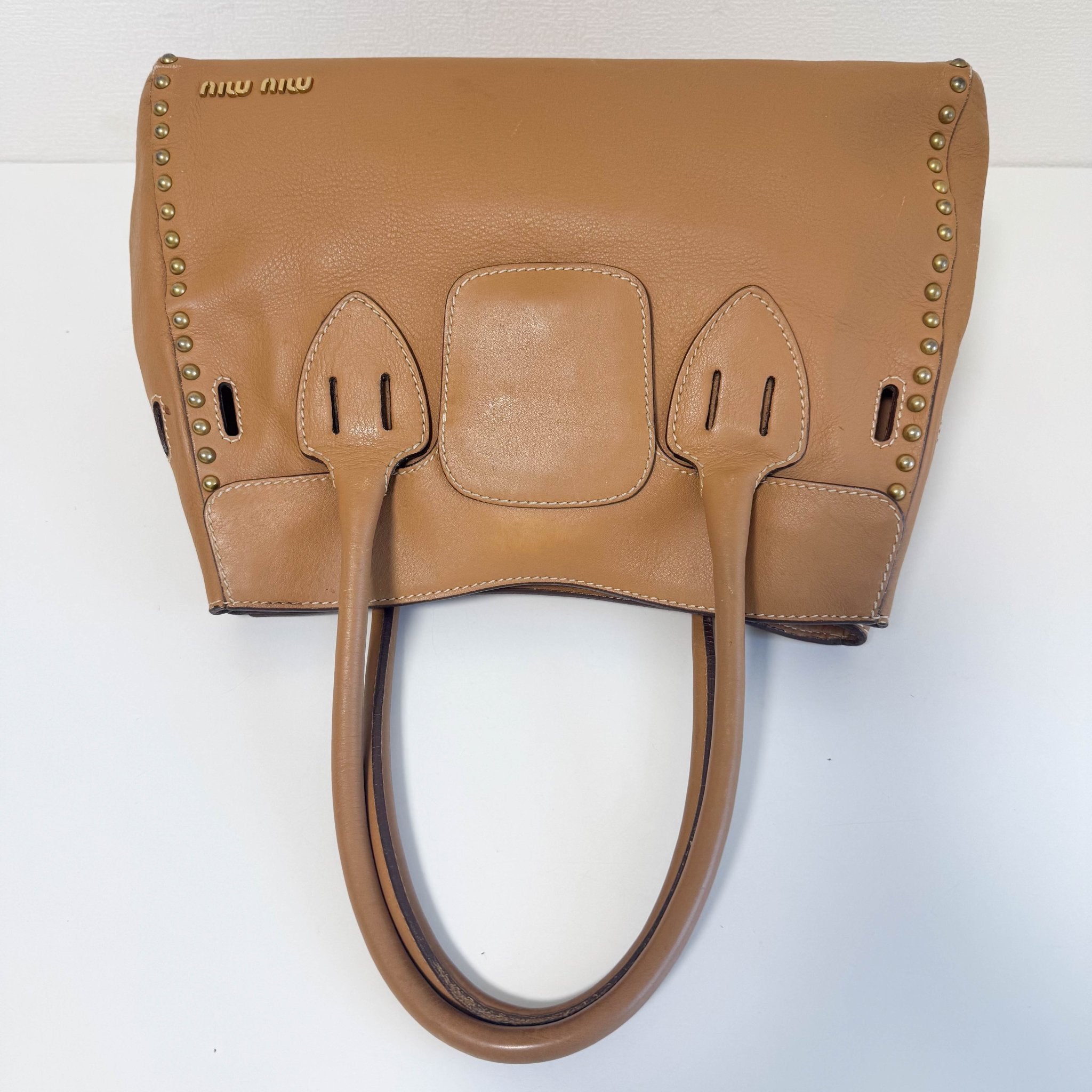 MIU MIU Archive Brown Leather Shoulder Bag, in , Sold by HIVE PRELOVED - Shoulder Bags, ,