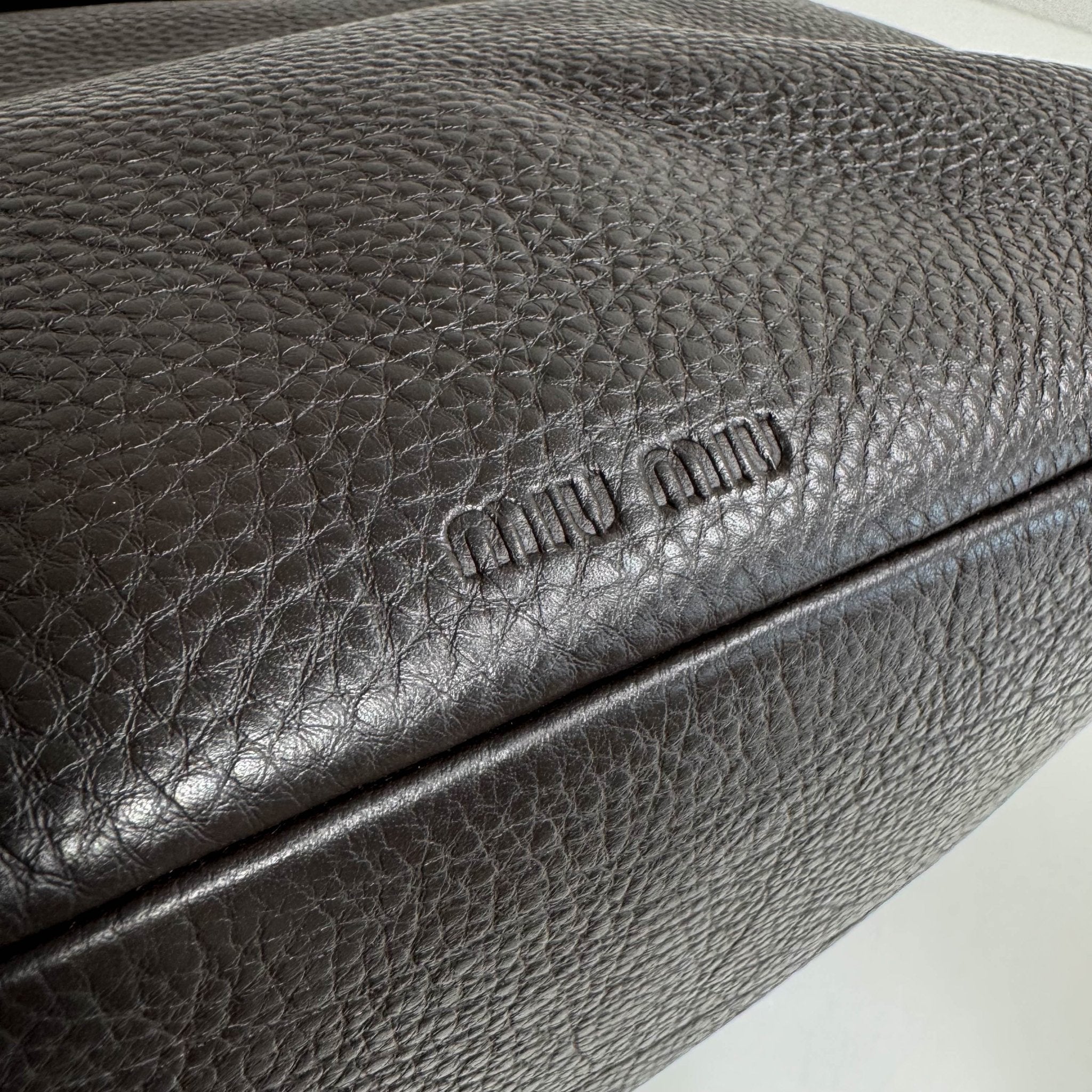 MIU MIU Archive Brown Leather Shoulder Bag, in , Sold by HIVE PRELOVED - Shoulder Bags, ,