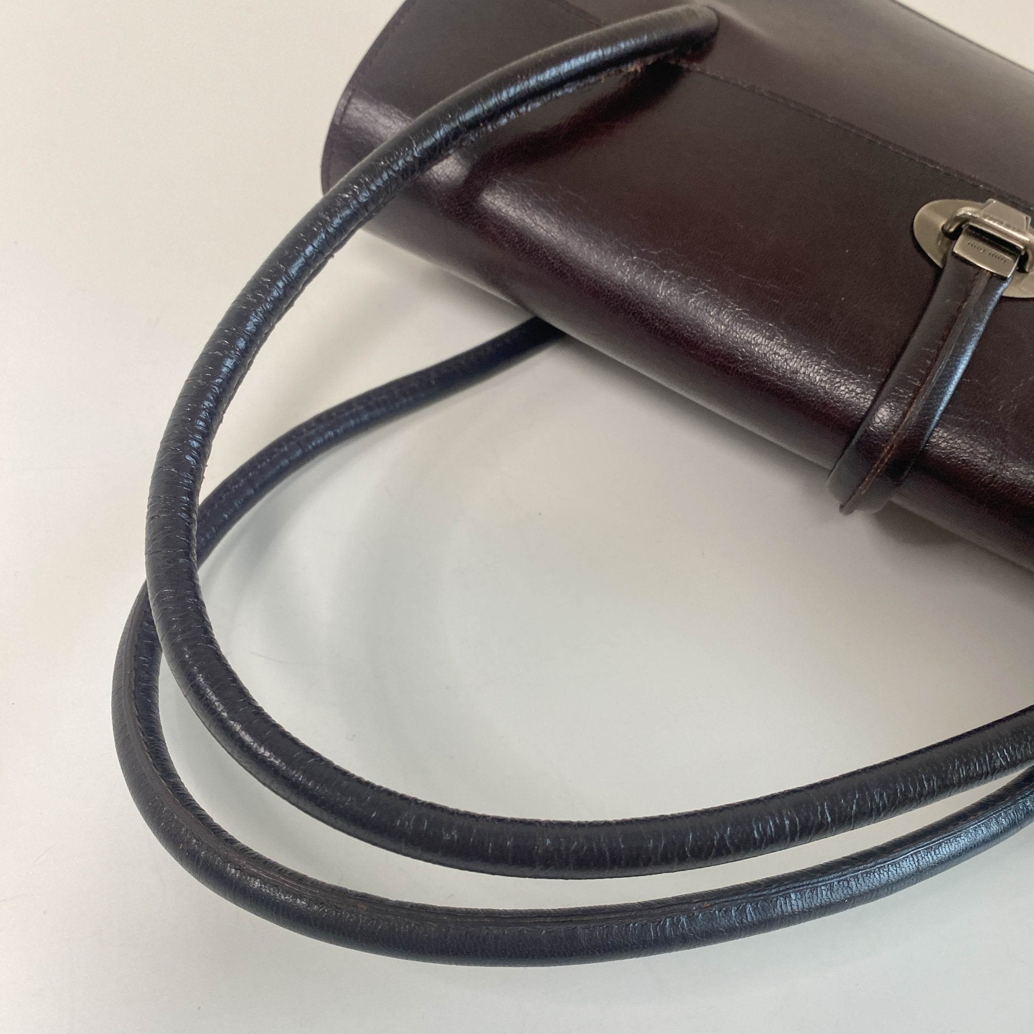 MIU MIU Archive Brown Leather Shoulder Bag, in , Sold by HIVE PRELOVED - Shoulder Bags, ,
