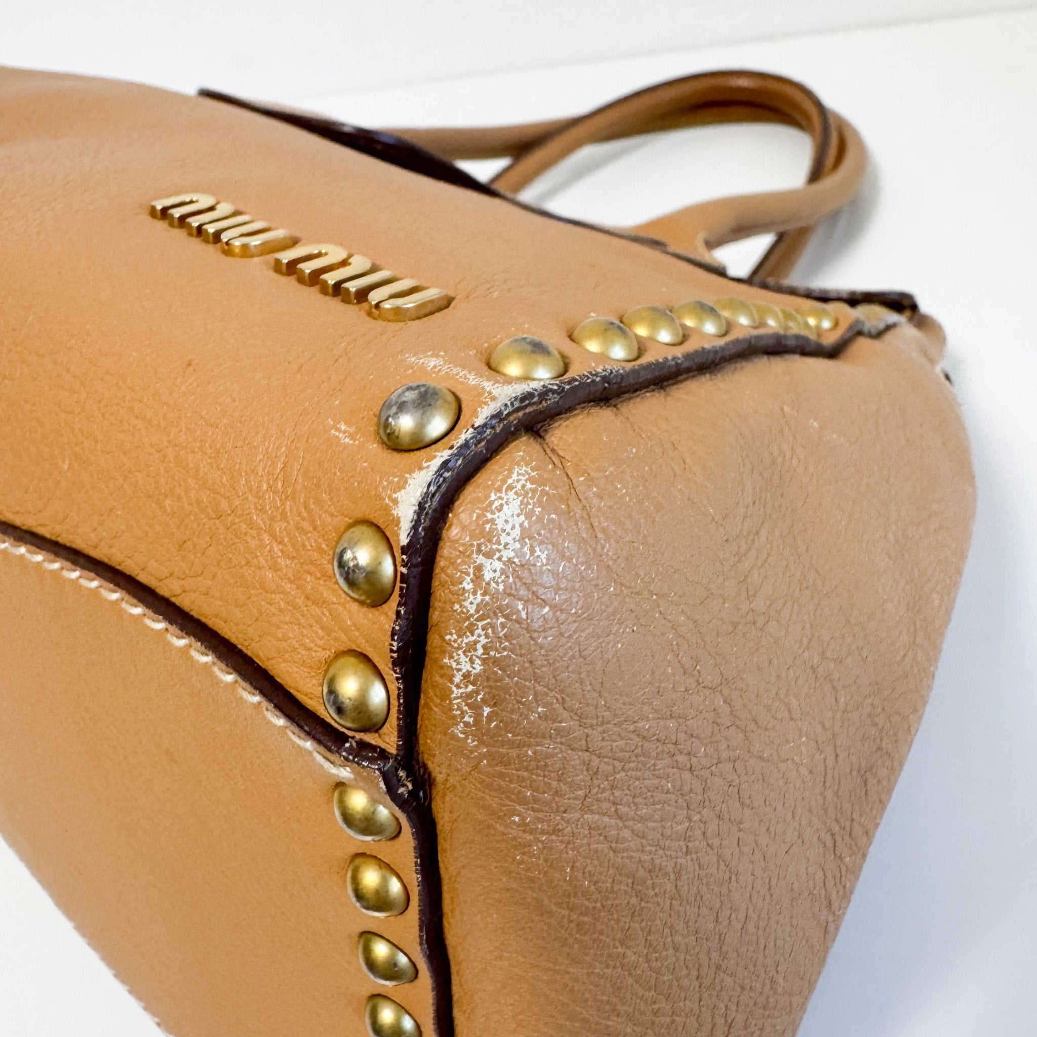 MIU MIU Archive Brown Leather Shoulder Bag, in , Sold by HIVE PRELOVED - Shoulder Bags, ,